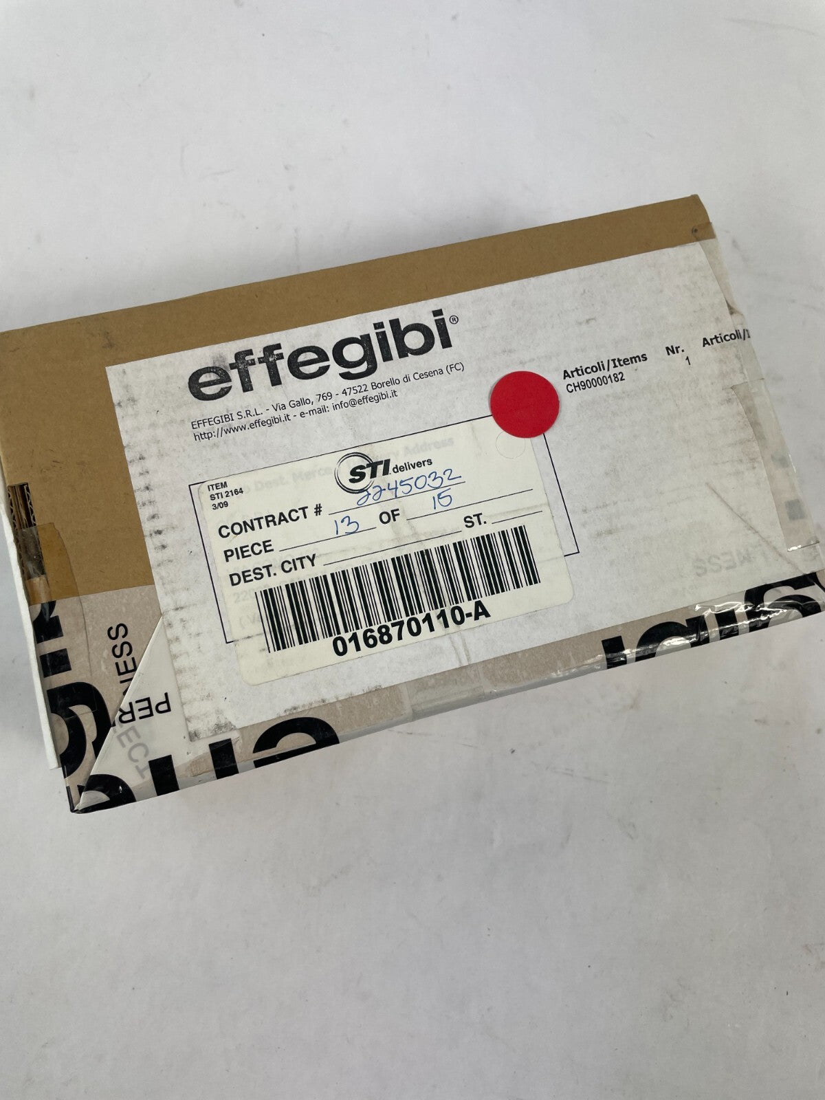 Effegibi Effe 1258230 CH90000182 touch control panel for steam and spa systems