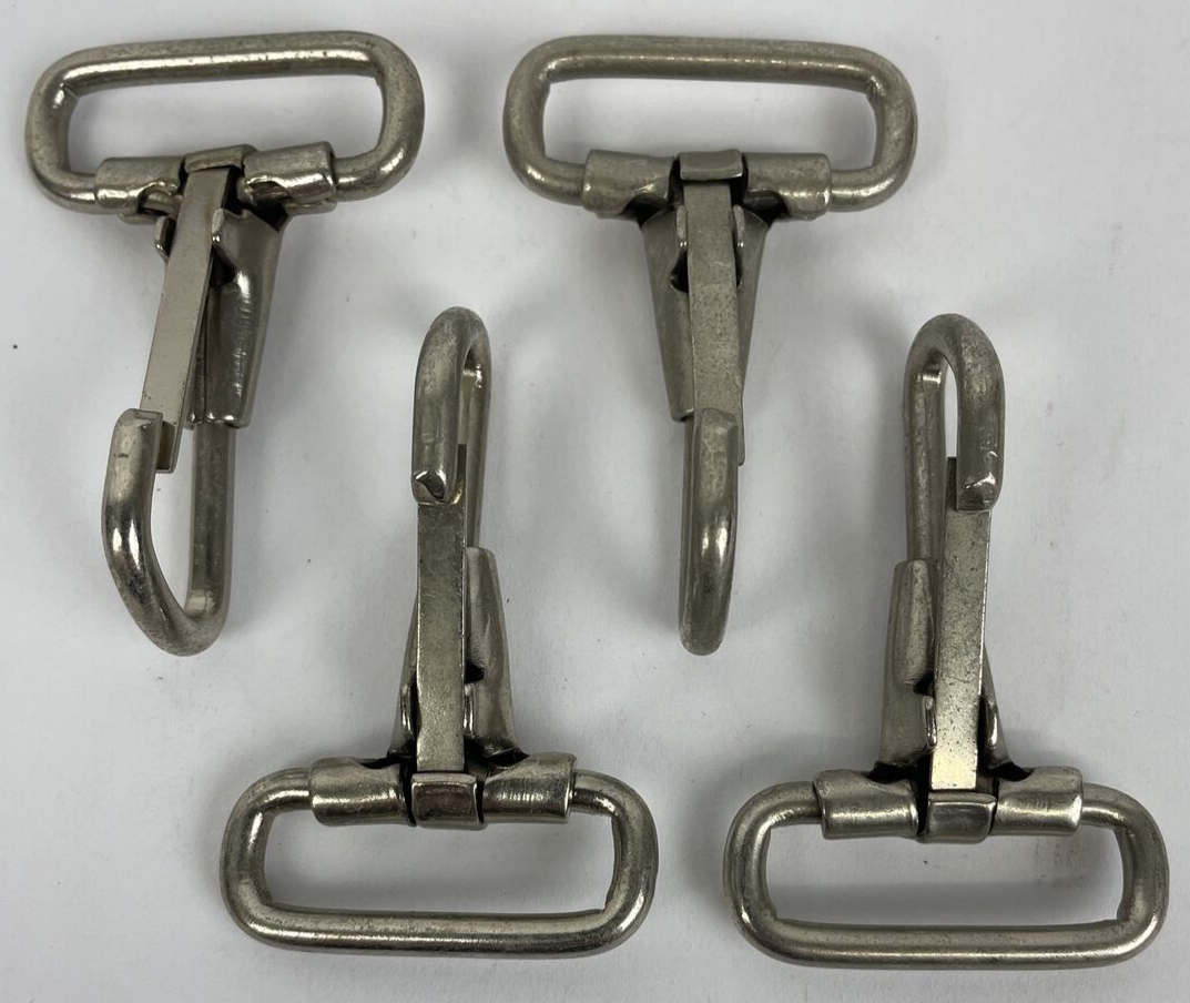 Lot of 4 x WC Marine Stainless Steel 2" Webbing Halter Snap Hook Rigging Lifting