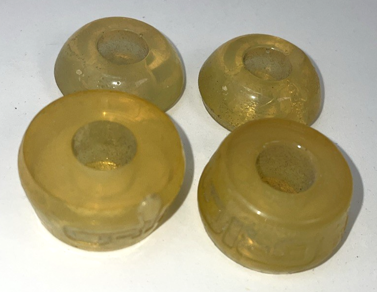 Vintage Skateboard Parts OEM OG Orion Trucks Bushing Medium Clear 90a * USA *