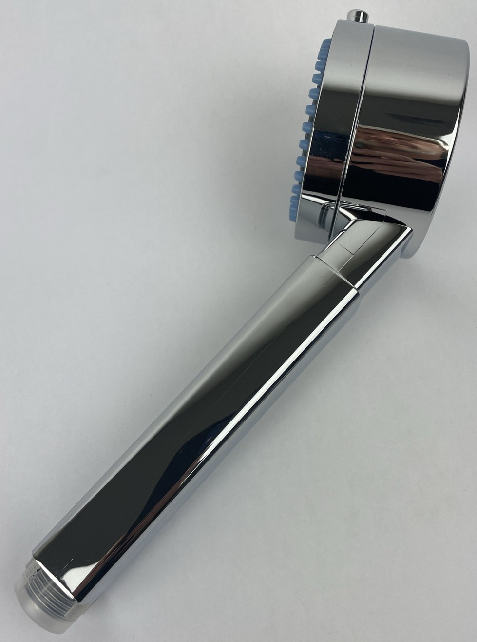 Aquabrass multifunction chrome hand shower with brass hose and five spray settings