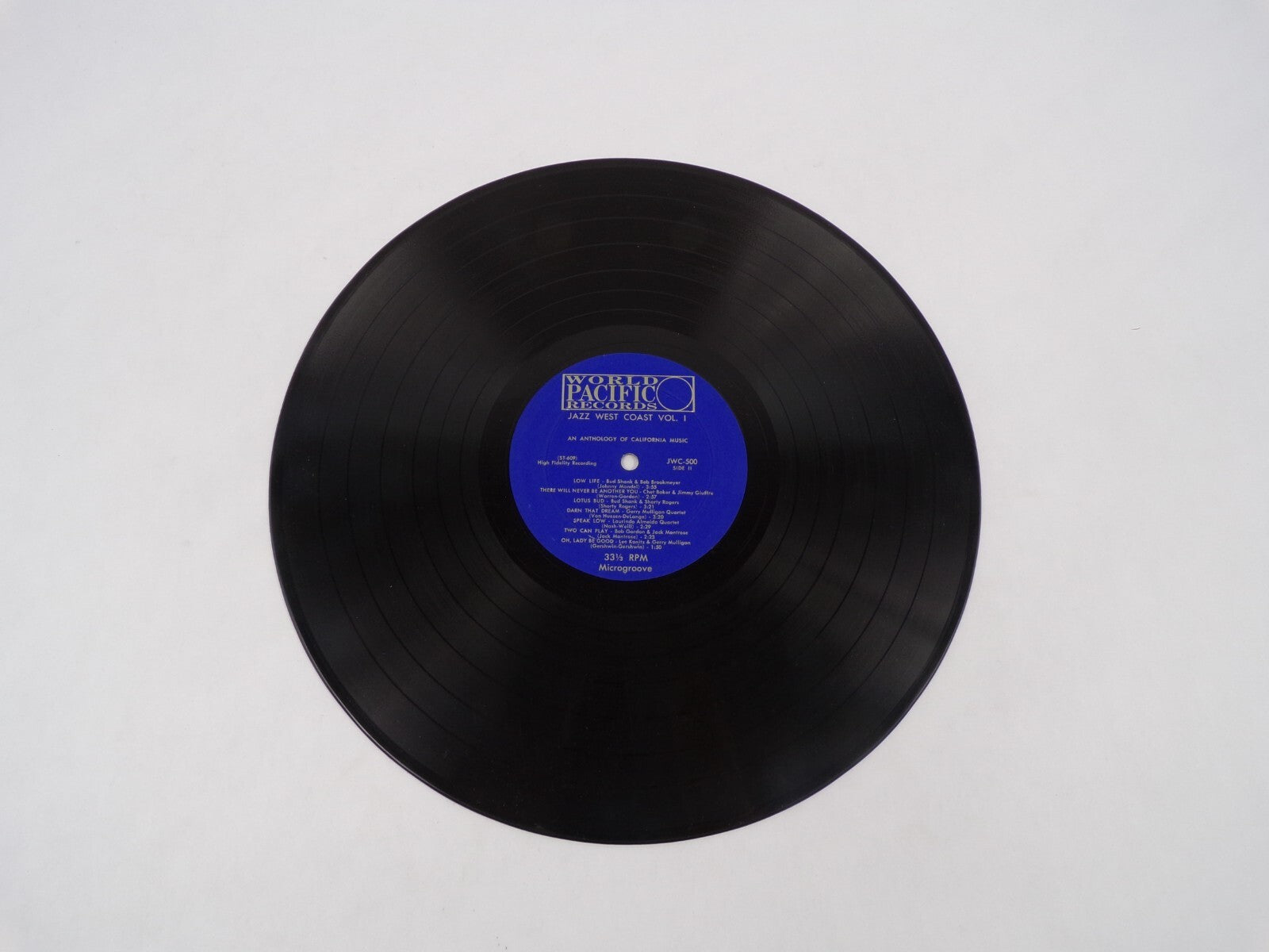 Jazz West Coast Bockhanal Soft Shoe Tiny Capers Wailing Vessel Vinyl Record