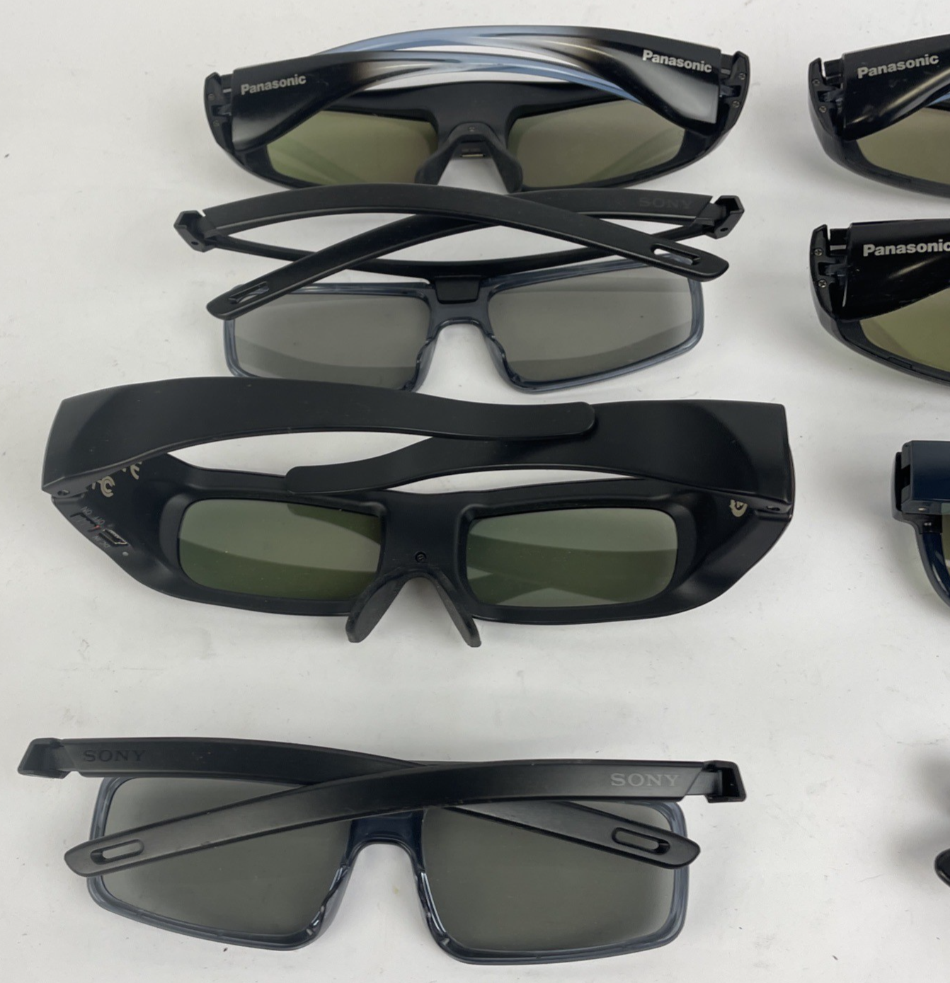 Lot of 14 Pairs 3D Full HD Glasses Including Panasonic TY-EW3D2L  TY-EW3D3M +++