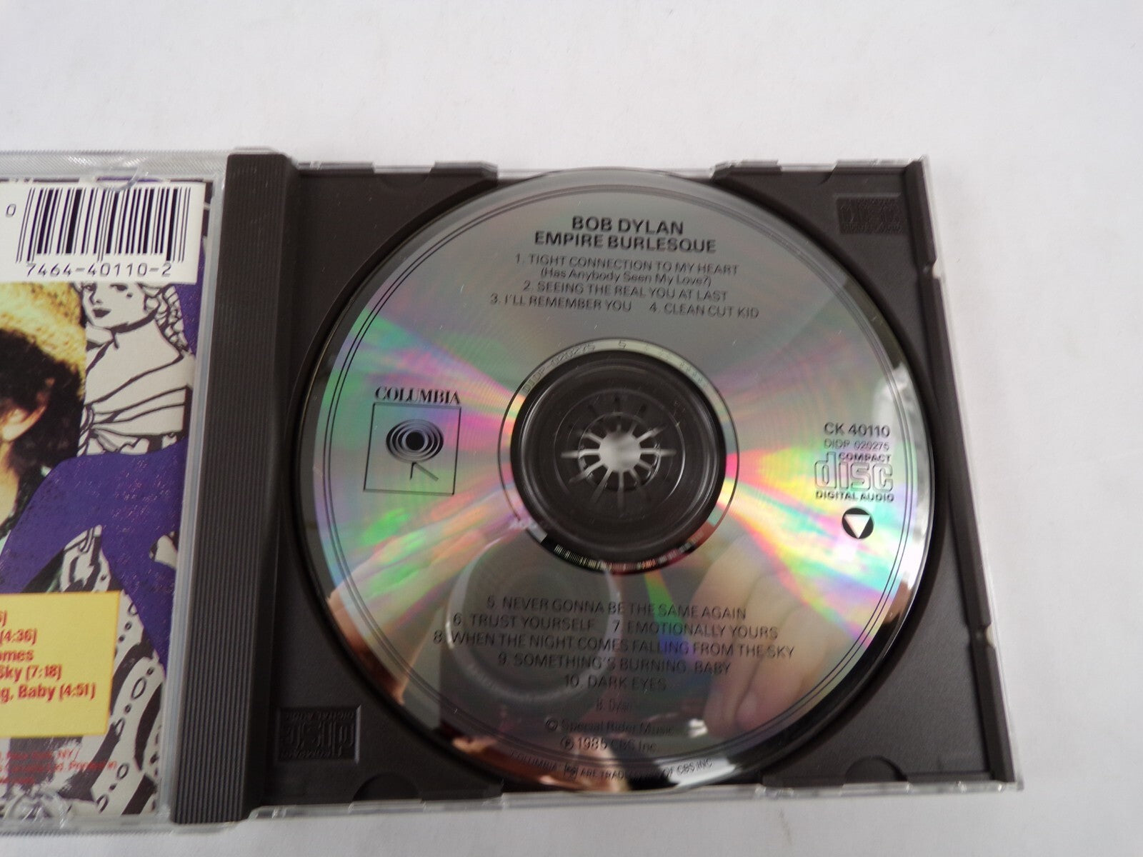 Bob Dylan Emplre Burlesoue Tight Connectio To My Heart Clean Cut Kid CD#55