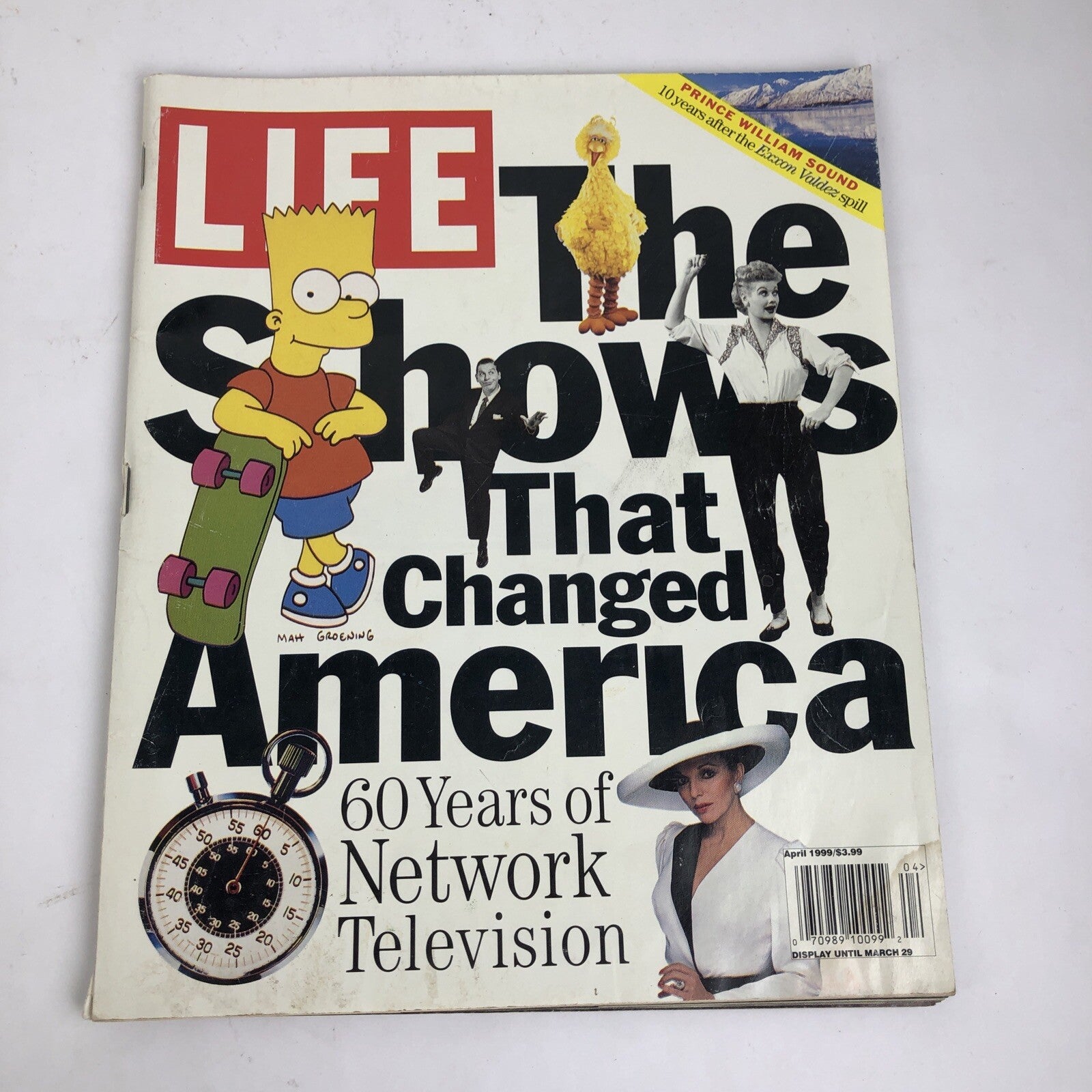 April 1999 LIFE Magazine I LOVE LUCY The Simpsons - Shows that Changed America
