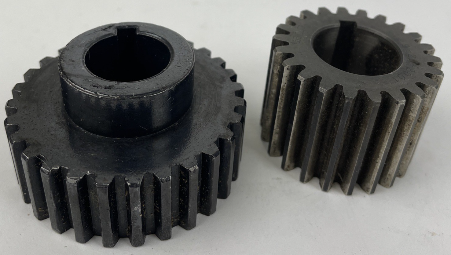 Lot of 2 x OEM Crown Integrity Parts Forklift Crankshaft Gear - As Pictured
