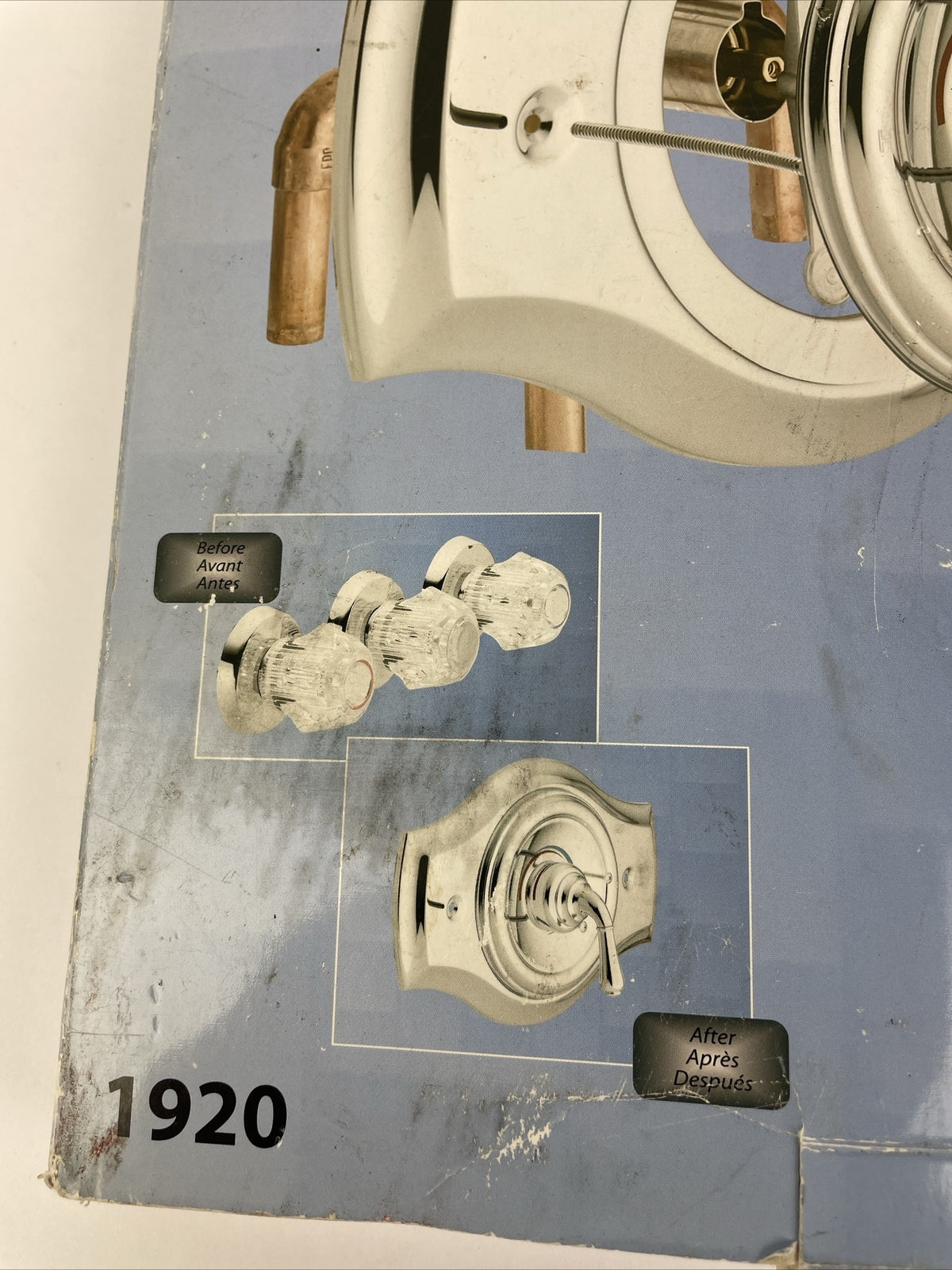 Moen 1920 Remodeling Cover Plate for 2 and 3 Handle Tub - Chrome OPEN BOX