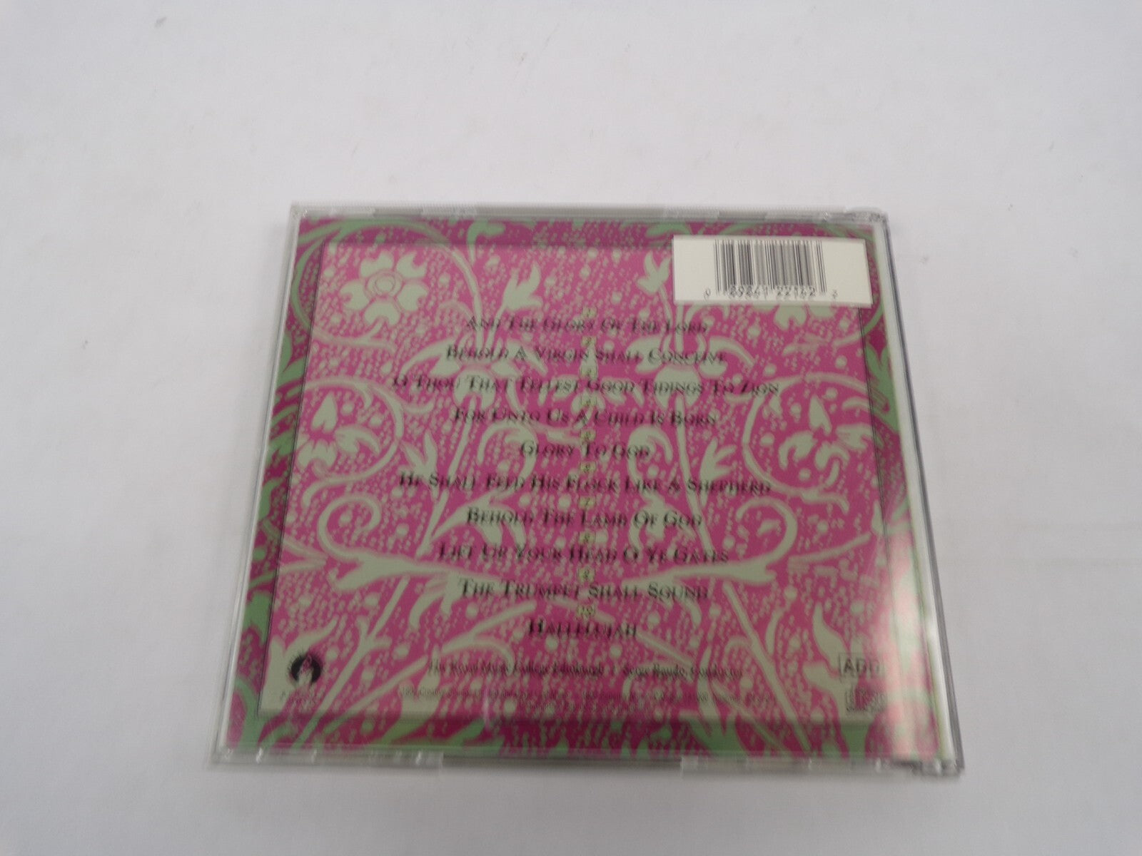 Highlights From Handel's Messiah Am The Glory On I'm Lord Blood A Virgin CD#25