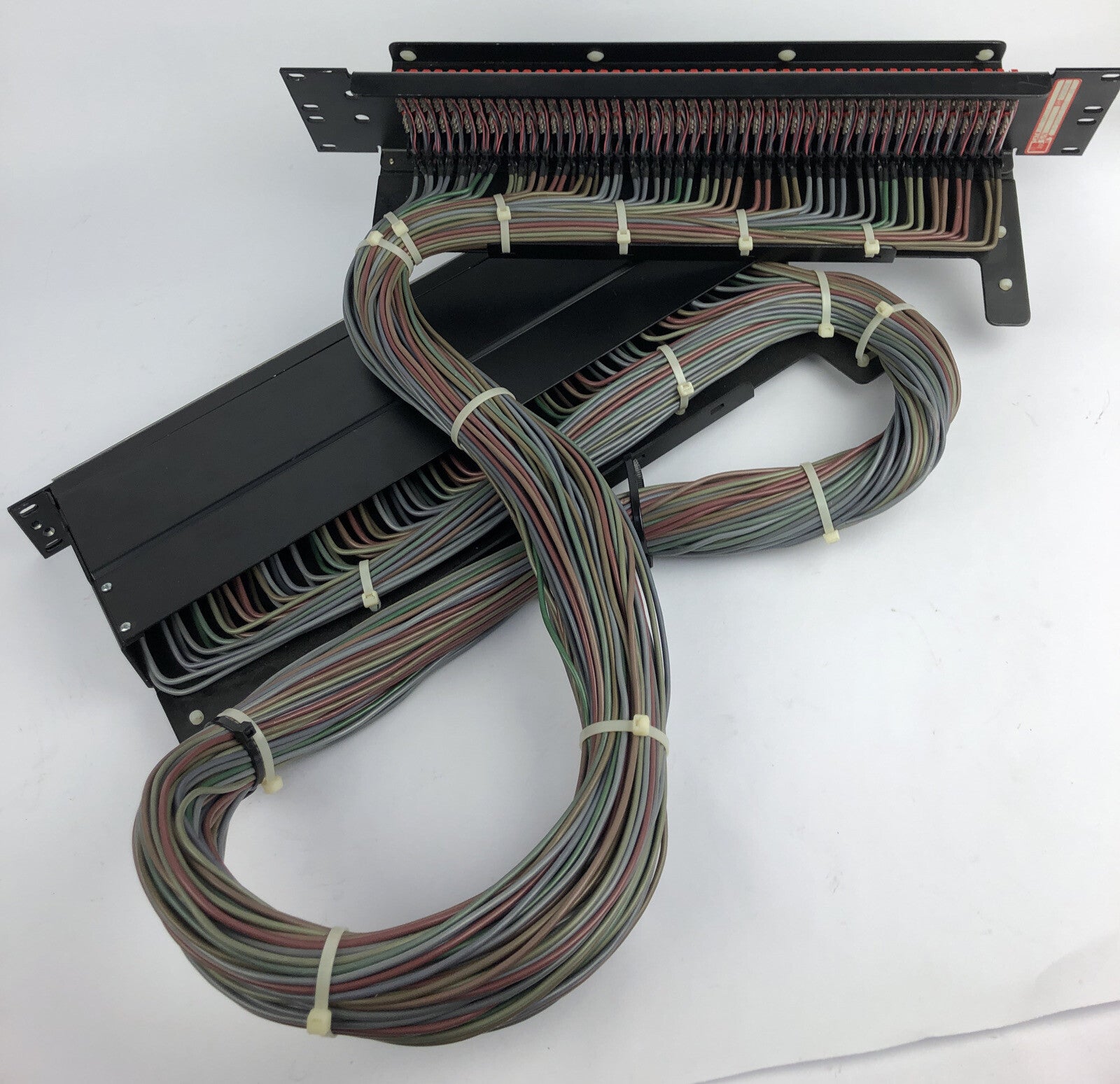 ADC 96 Bantam TT patchbay connected  to ADC UP-96NMKII  PPC RACKMOUNT PATCHBAY 3