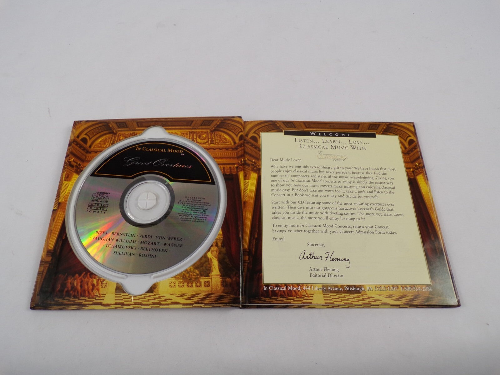 The Classical Mood Great Overtures Georges Bizet Leonard Bernsten Giuseppe CD#2