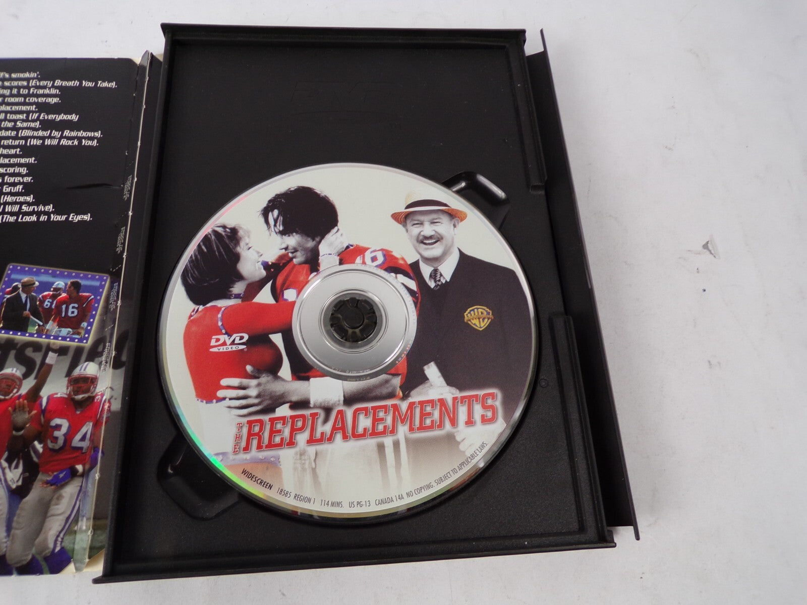 Replacements Keanu Reeves Gene Hackman "Enormously Funny!" Jeffrey DVD Movies