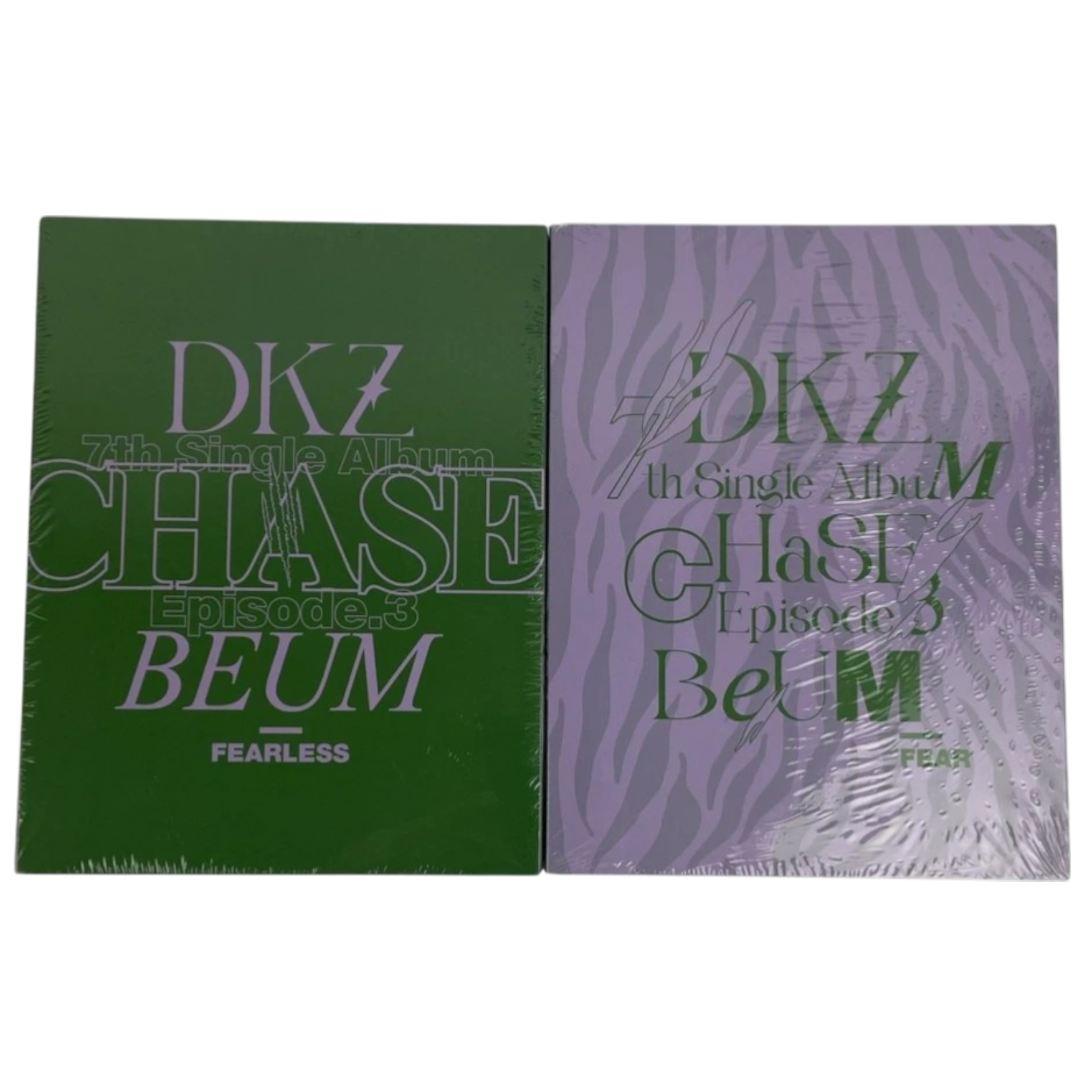 DKZ 'CHASE EPISODE 3. BEUM' 7th Single Album FEARLESS CD+Foto Buch+3 Karte+ Film