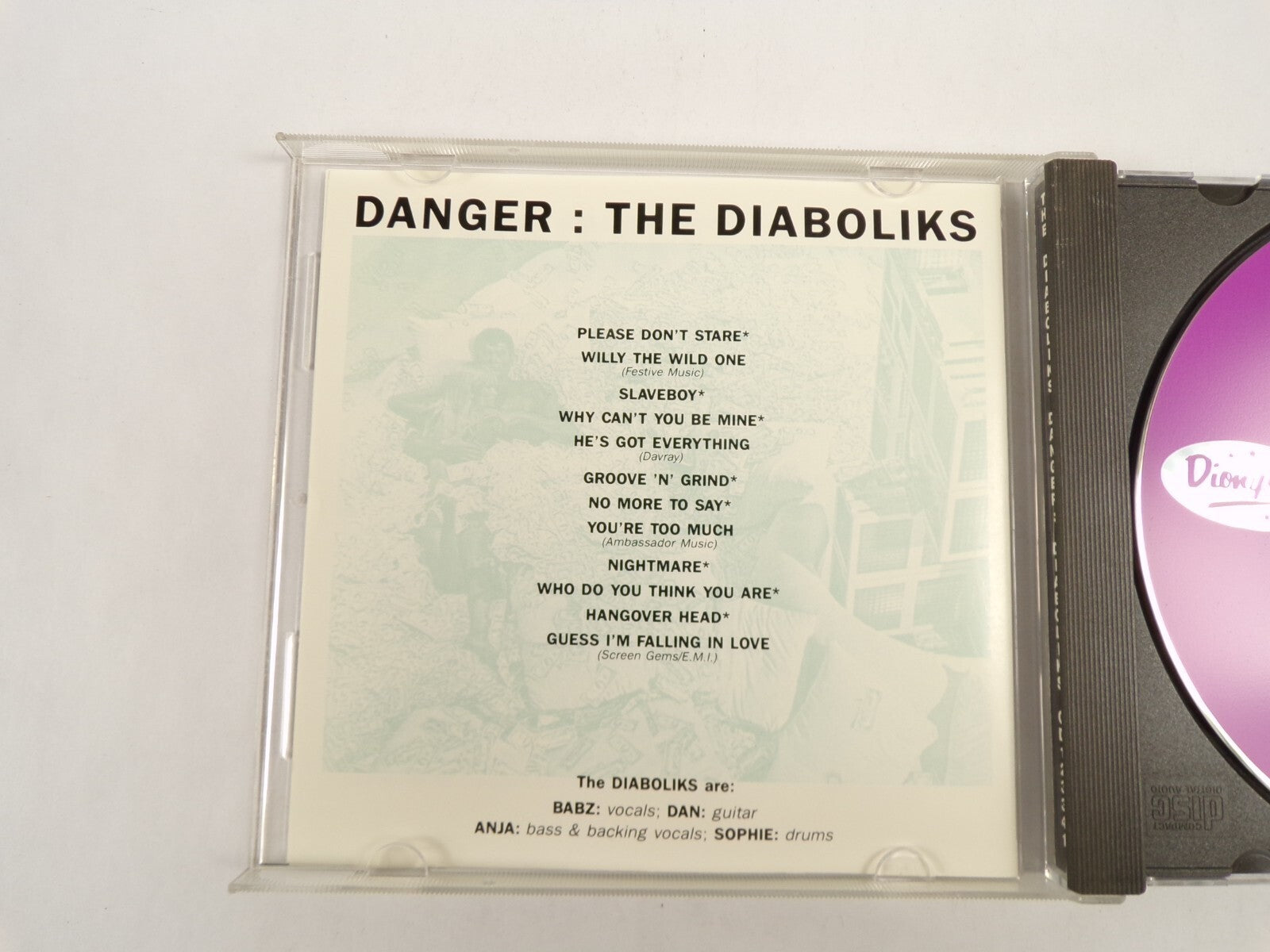 Danger! The Diaboliks Slaveboy Nightmare Willy The Wild One No More To Say CD#51