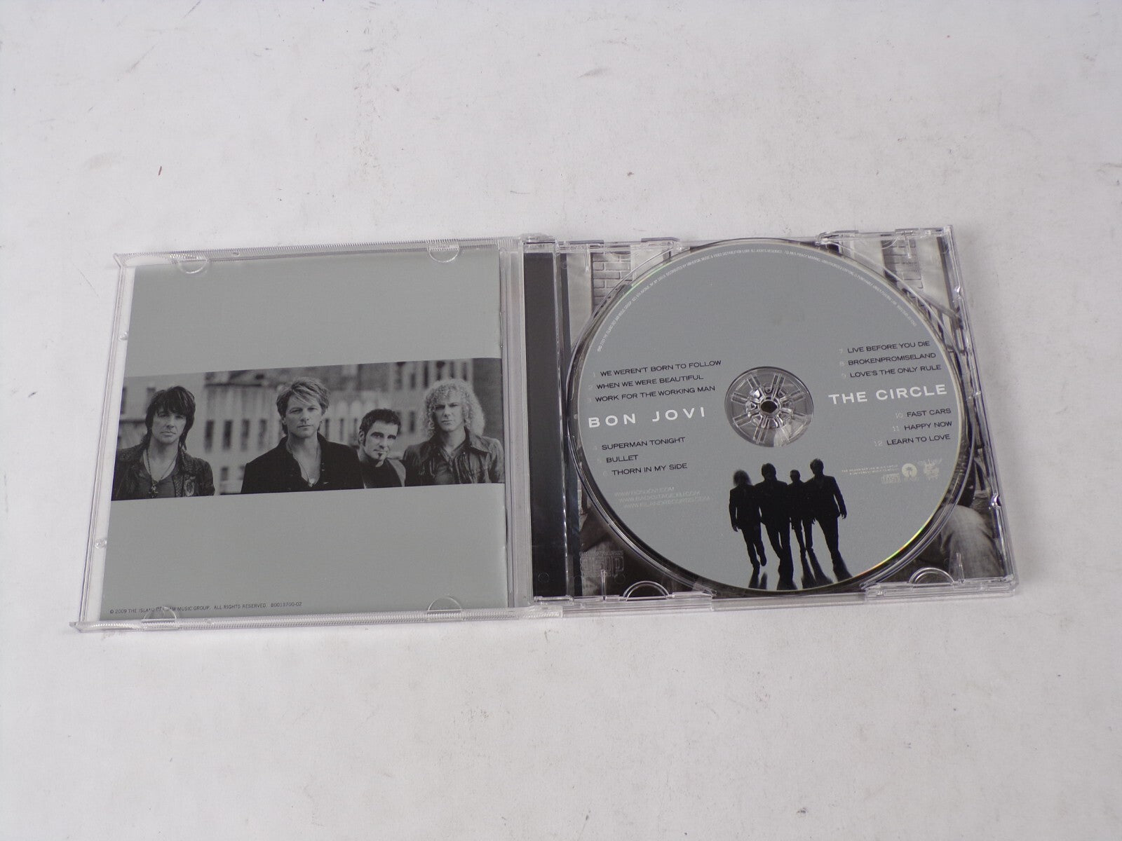 Bon Jovi The Circle We Weren't Born To Follow 2 When We Were Beautiful WorkCD#62