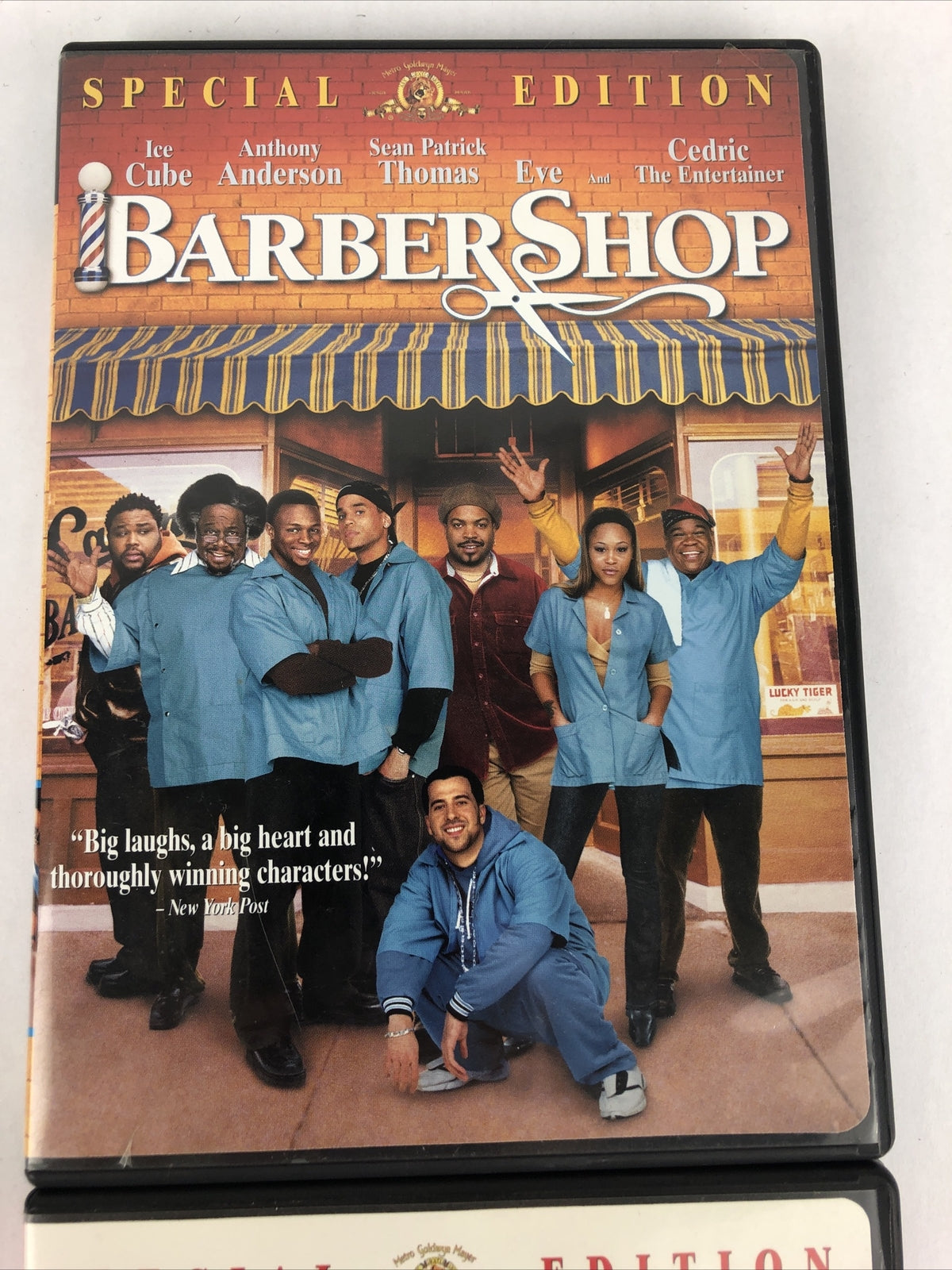 Barber Shop 1 & 2 LOT Back In Business DVD Movie Ice Cube Cedric The Entertainer