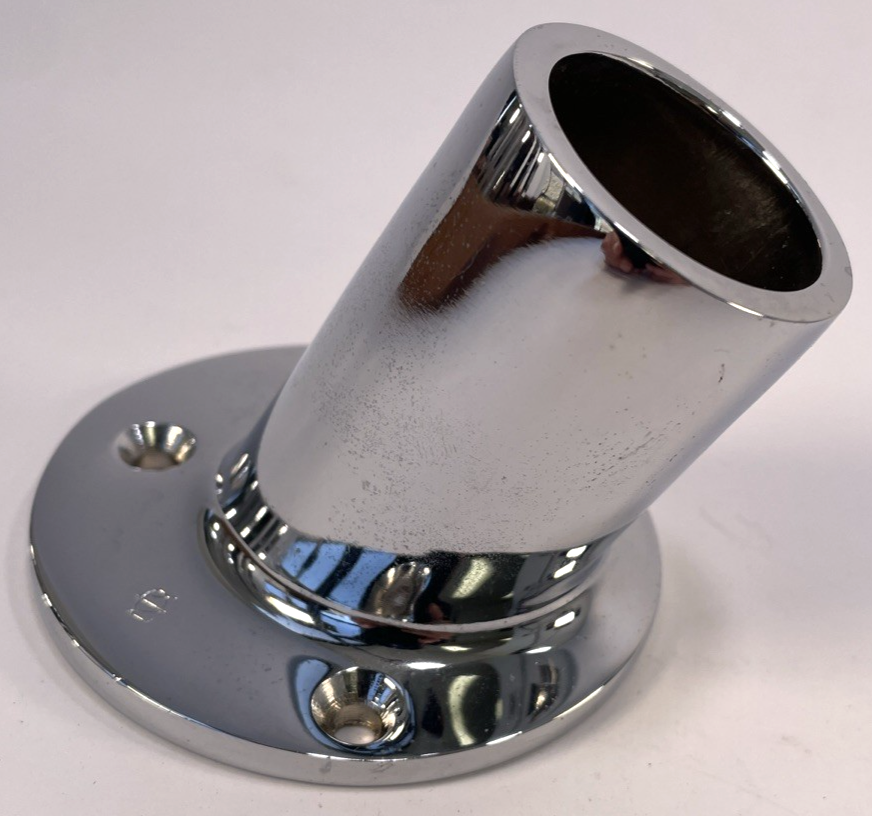 Wilcox Crittenden 1 1/4" ID 60° Boat Rail Fitting Marine Stainless Steel Chrome