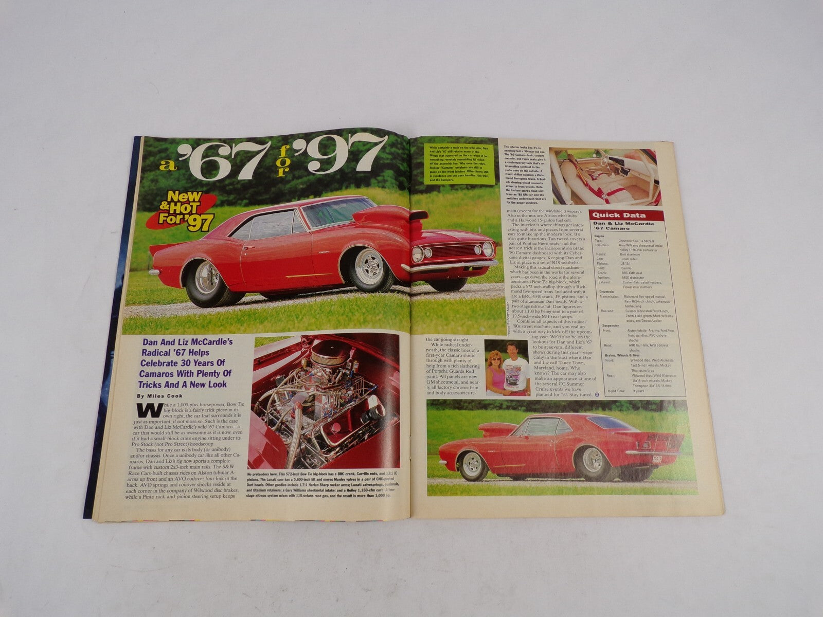 January 1997 Car Craft New & Hot For '97 Hottest Cars Hi-Perf Engine Buildup Gia