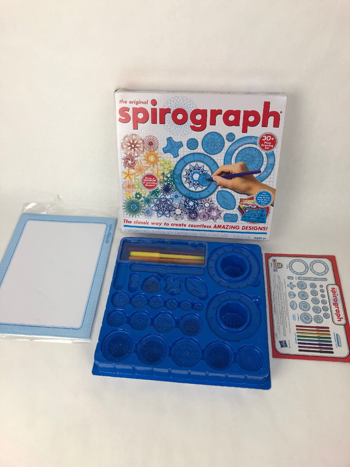 The Original Spirograph Classic Designs with 20 wheels and 8 Markers Box Set