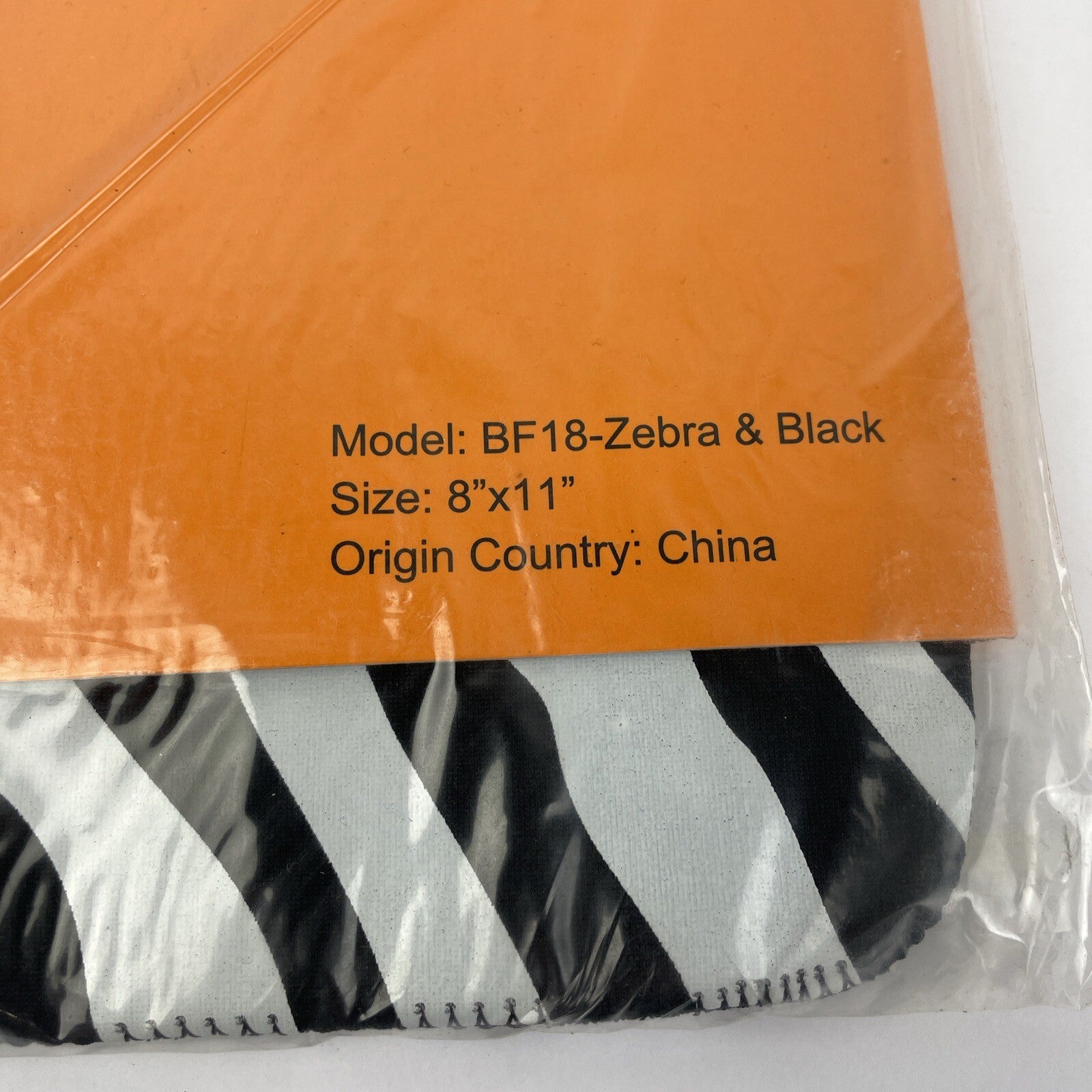 NEW Rockland iPad Reversible Sleeve Neoprene Slimline Design 8" X 11" ZEBRA BLK