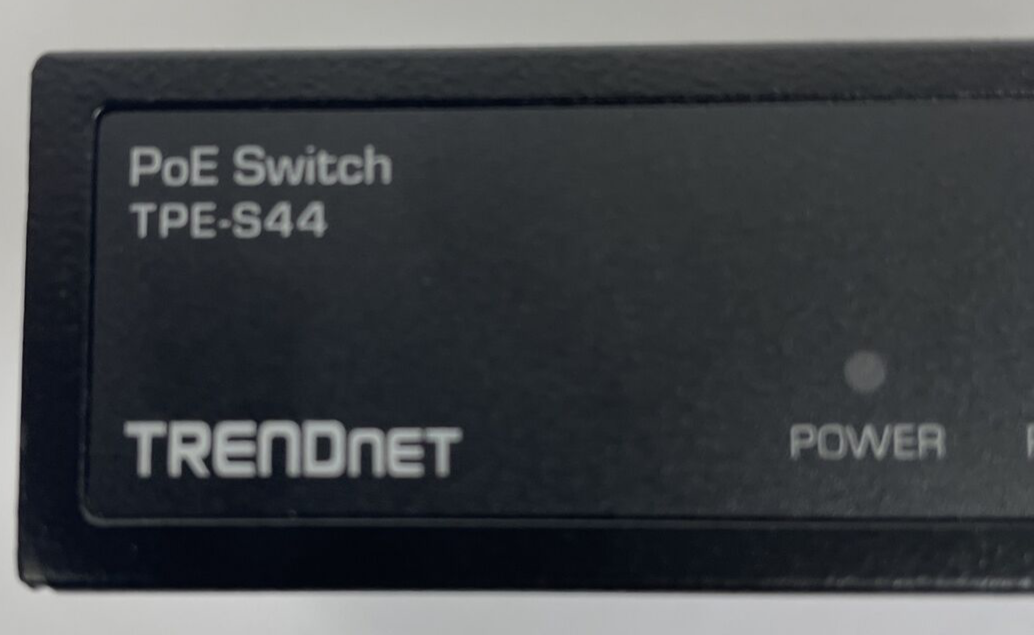 TRENDnet  TPE-S44 8-Port Fast PoE Ethernet Switch Great For Small offices LOOK