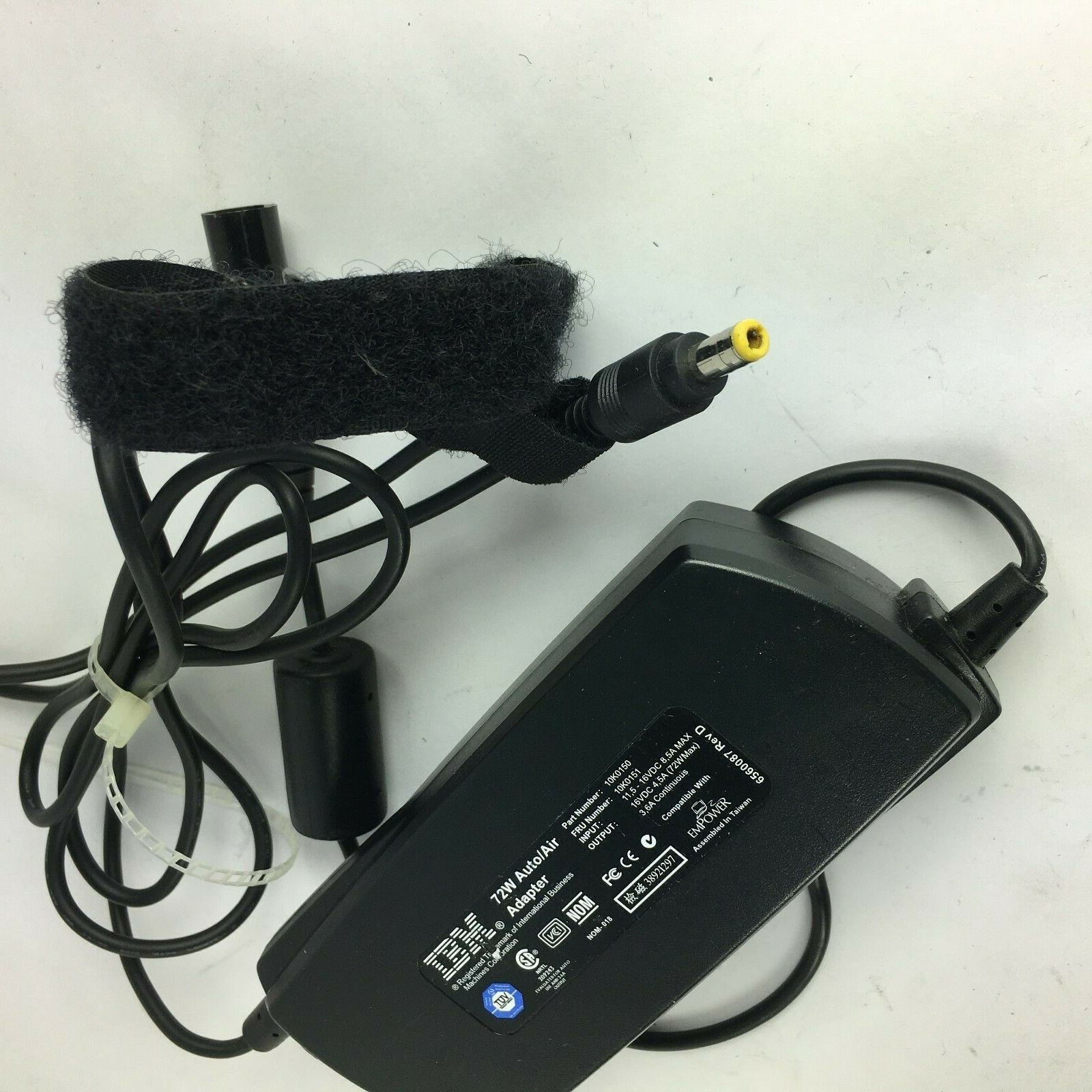 Genuine IBM Travel 72 watt Air 10K0150 Output 16V 4.5A Power Supply Adapter A12