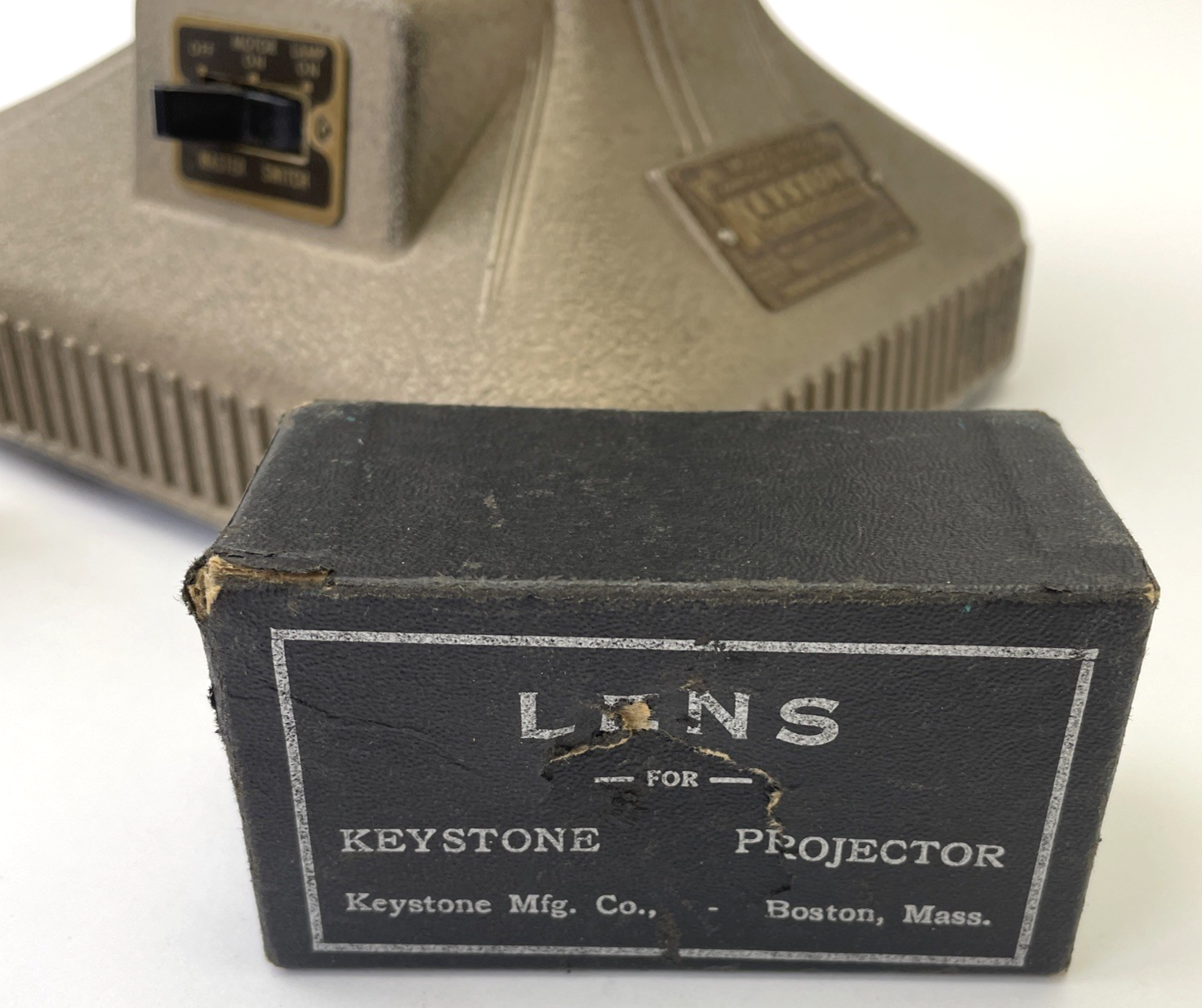 Vintage Keystone K-160 16mm Movie Projector Wollensak Sunray Lens, Case and Oil