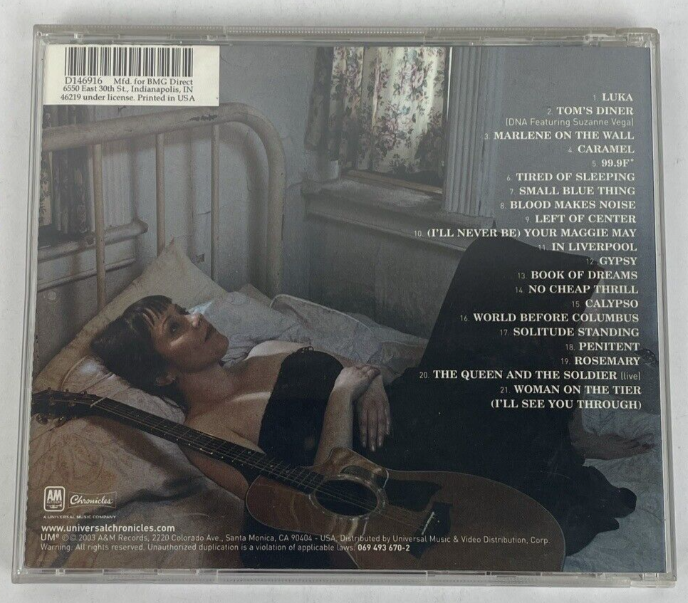 Retrospective, The Best Of Suzanne Vega - Suzanne Vega Digital Audio CD 2003 A&M