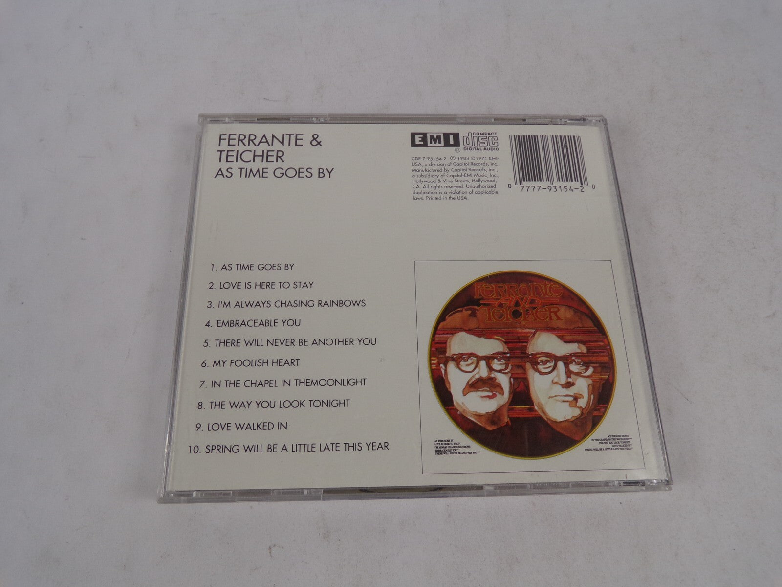 As Time Goes By Ferrante And Teicner As Time Goes By Love Is Here To Stay CD#19
