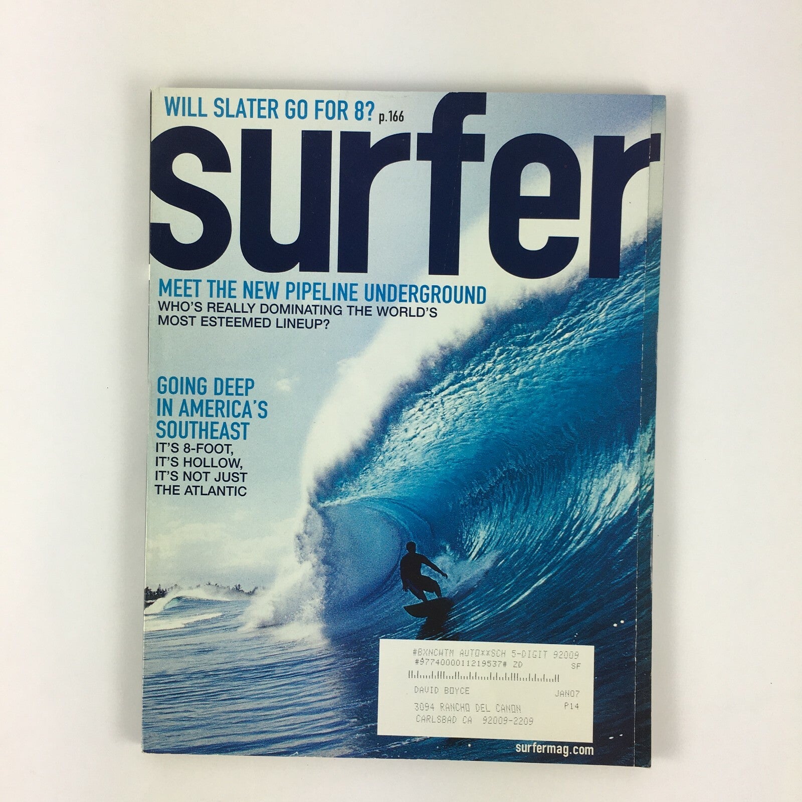 Surfer Magazine Going Deep in America's Southeast Will Slater Go for 8 ?