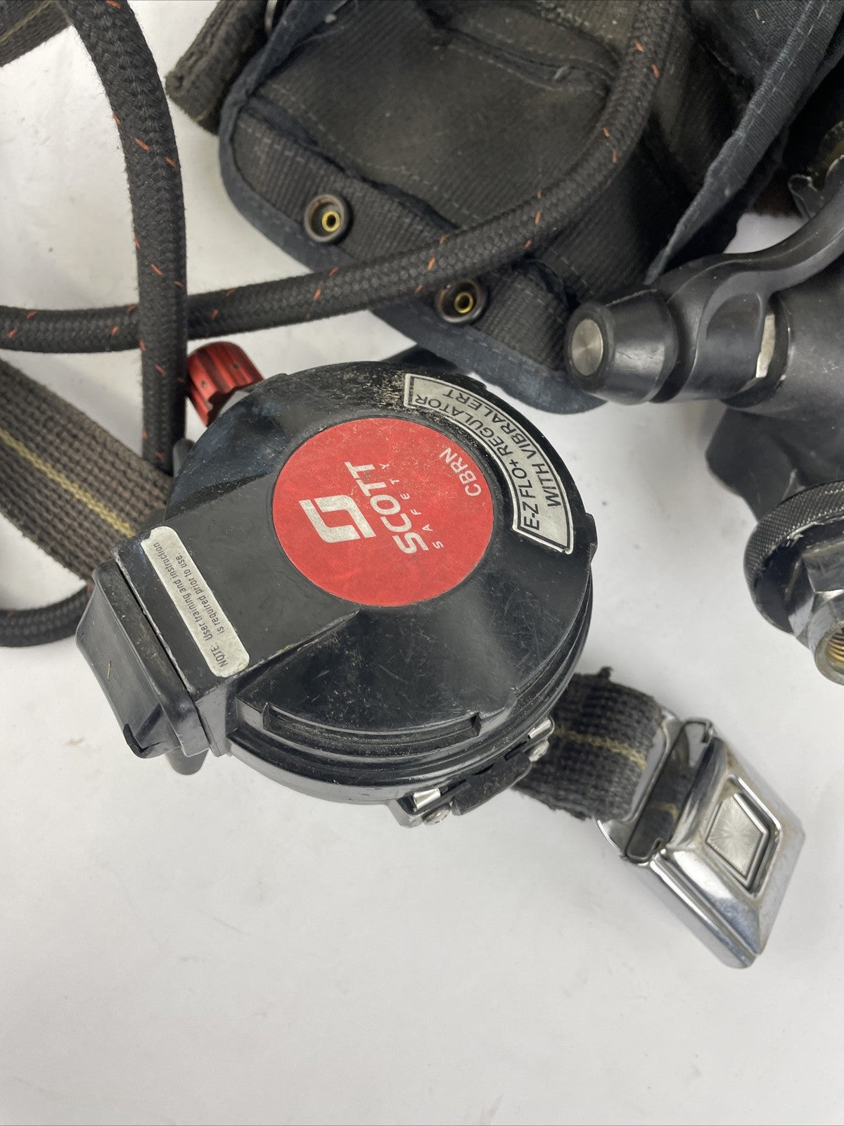 SCOTT SAFETY 4.5 4500 SCBA Air Pack Harness EZ-Flow Air Pak Plus with Sensor   c
