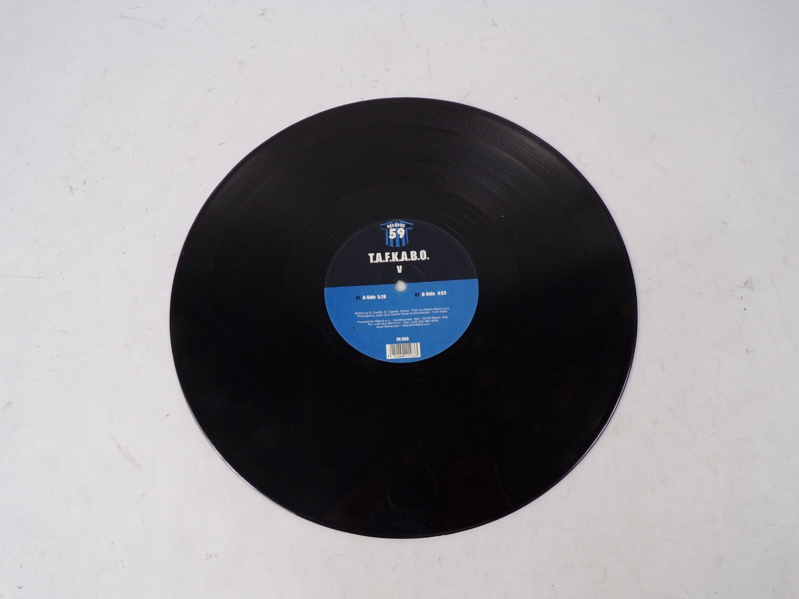 T.A.F.K.A.B.O V Records 59 Vinyl Record