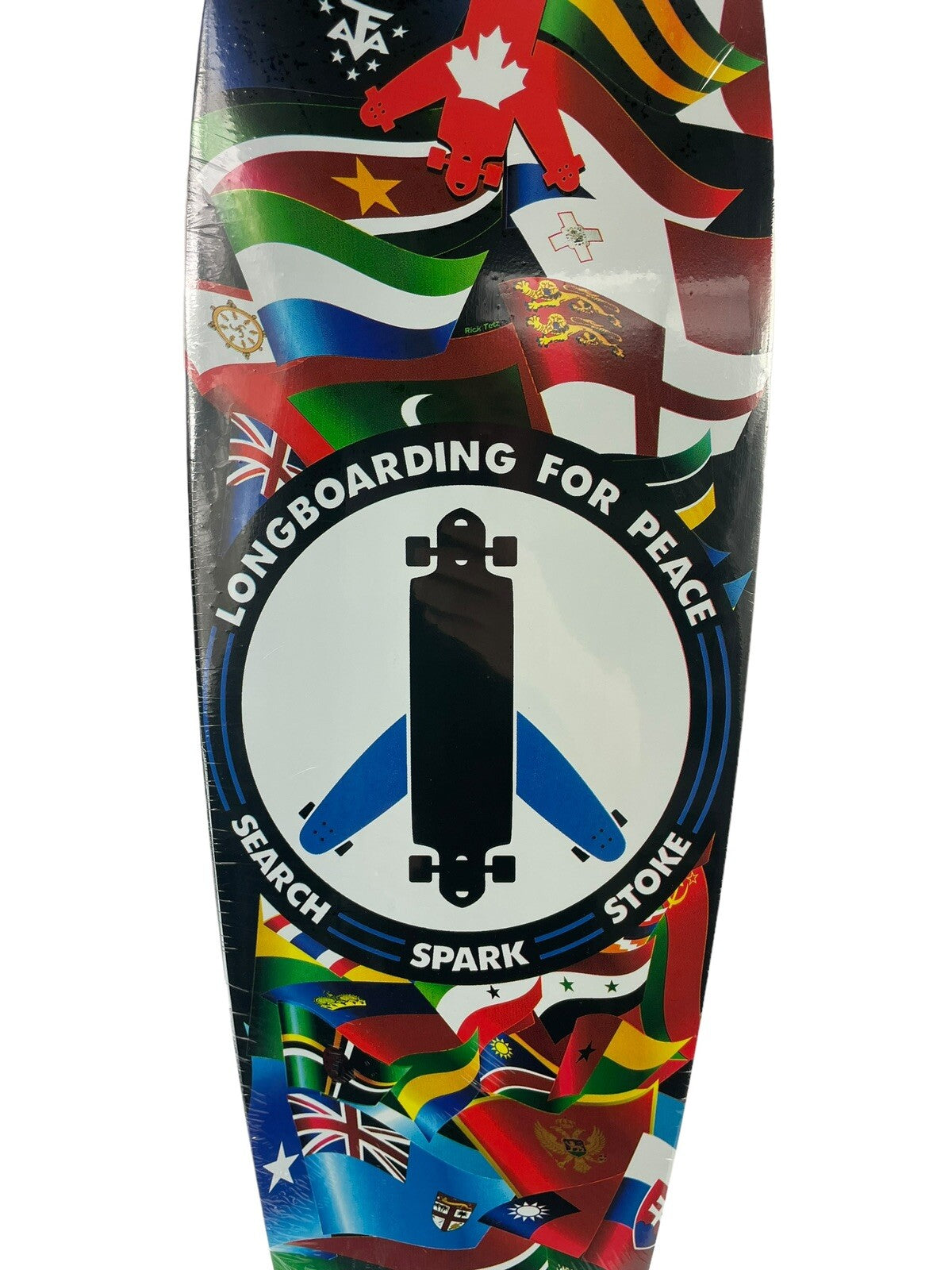 Longboarding for Peace Pintail Longboard 9" x39.128" free ride deck