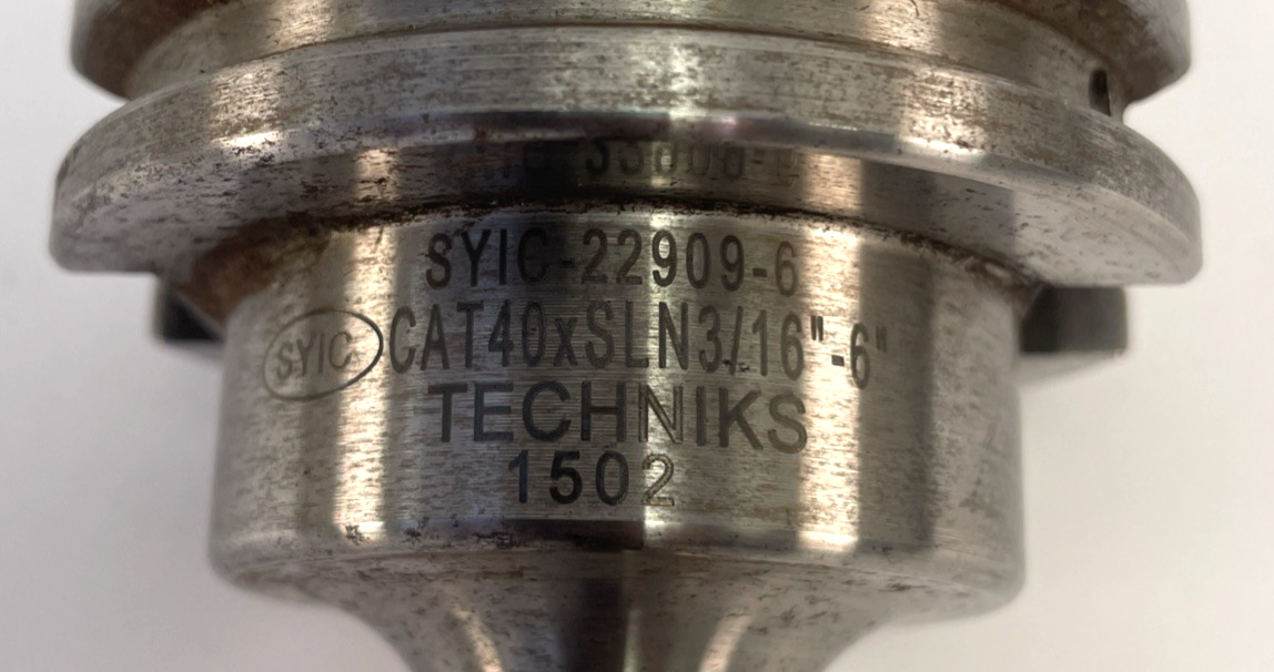 TECHNIKS SYIC Extended Length END MILL HOLDER 22909-6 SNL 3/16" - 6" w USST PS