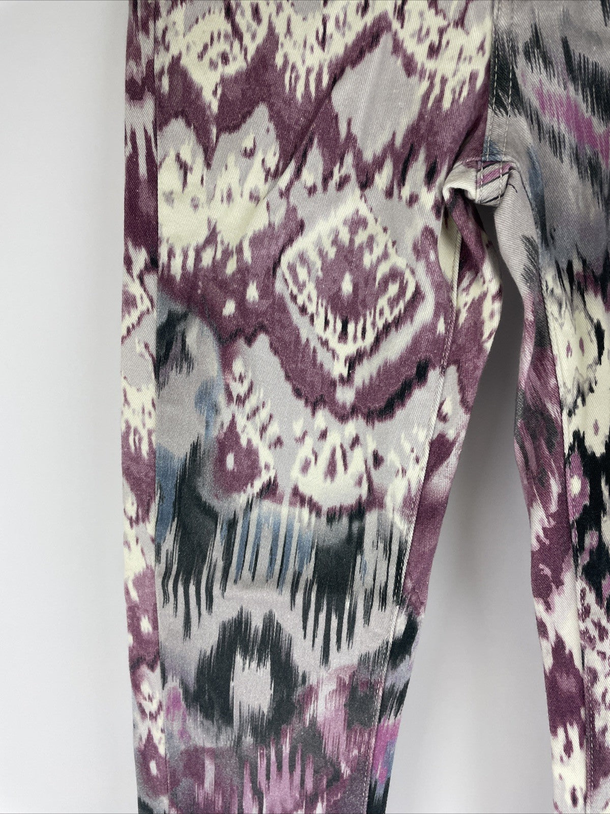 CARMA Tie Dye Skinny Fit Jeans Women's Size 23 High Rise Stretch Denim NEW