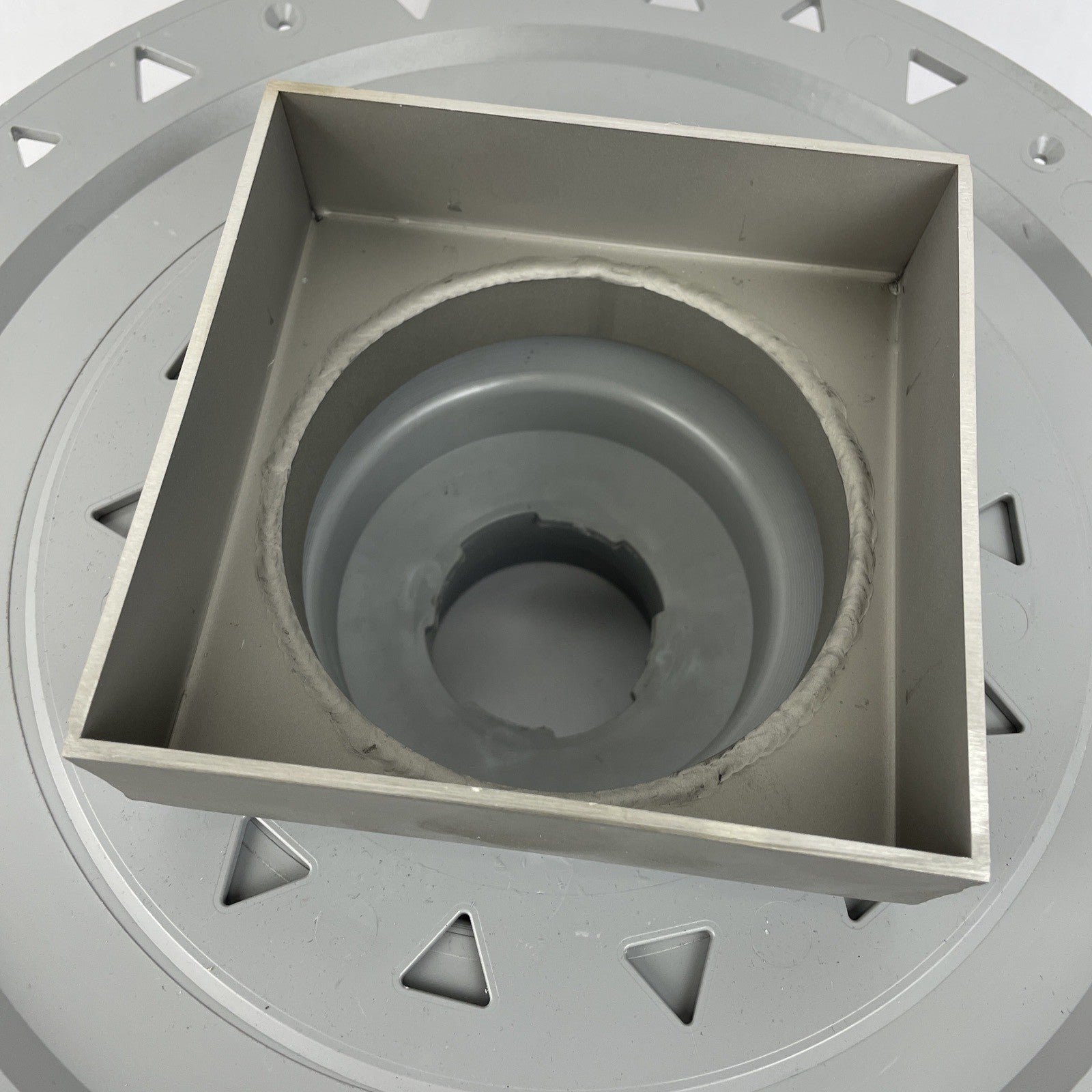 Infinity Drain Premium Center Drain 4” x 4” Tile Drain Strainer Stainless TBD 15