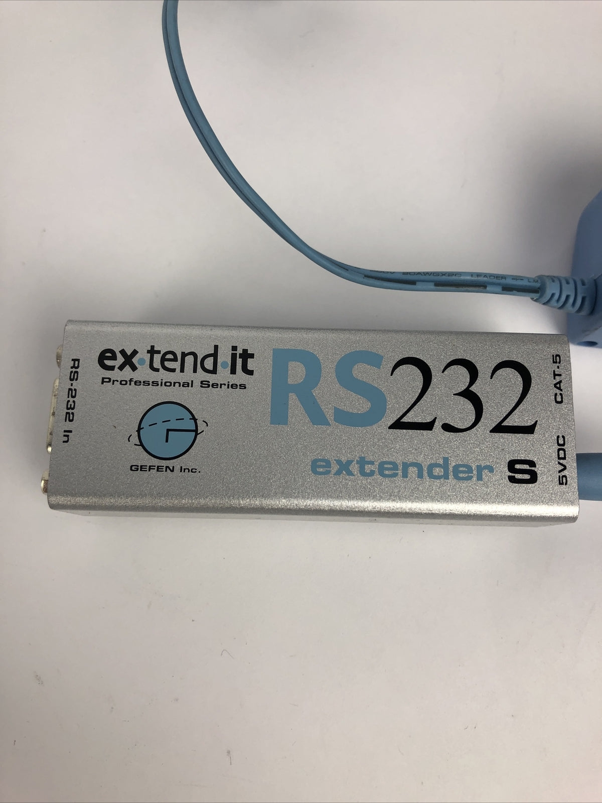 Gefen RS232 Extender - serial port extender EXT-RS232 w OEM Power Adapter