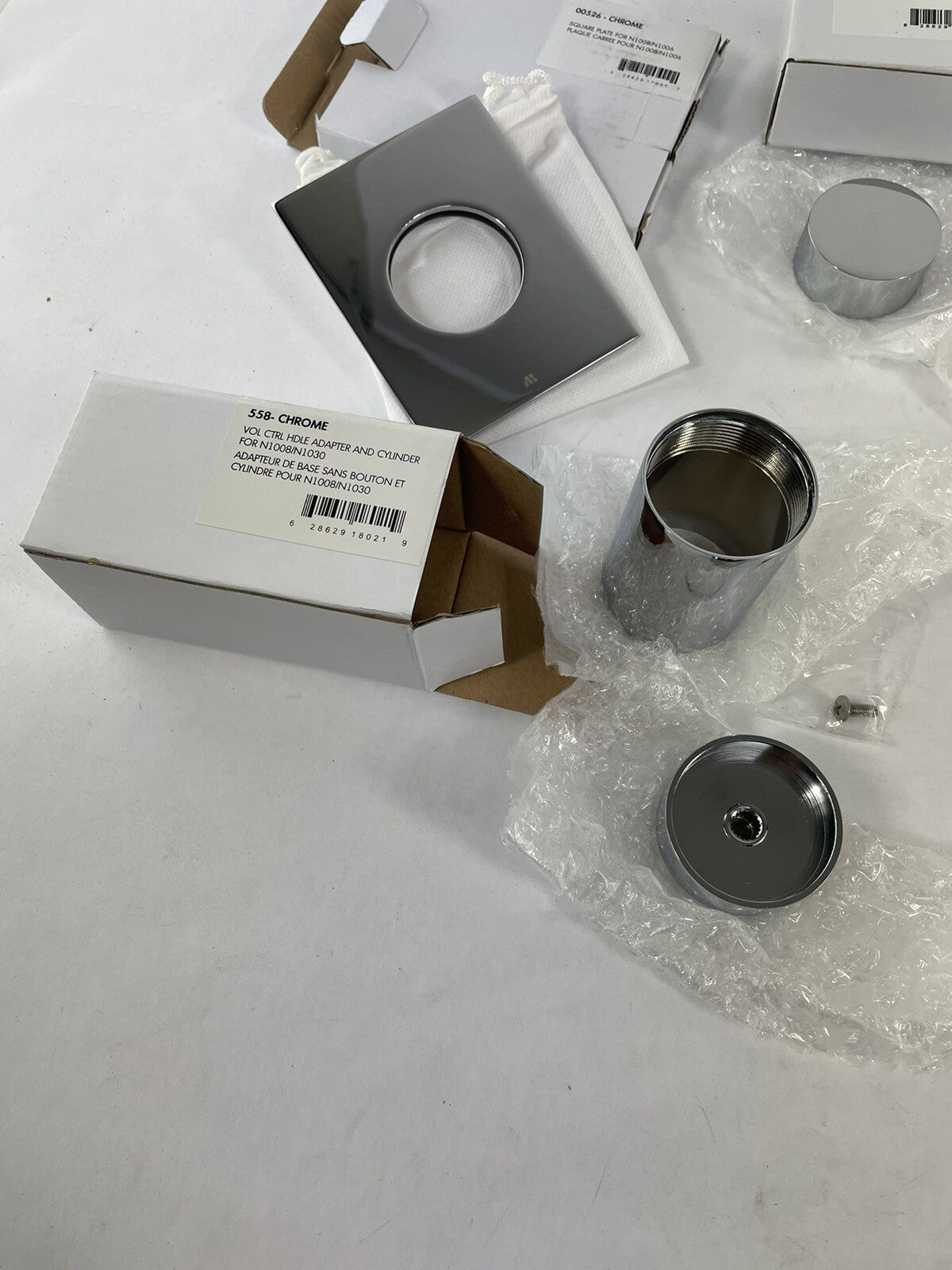 Aquabrass SR0895PC Trim Set Round Handle for 3/4" Shut-Off Valve N1008 N1030
