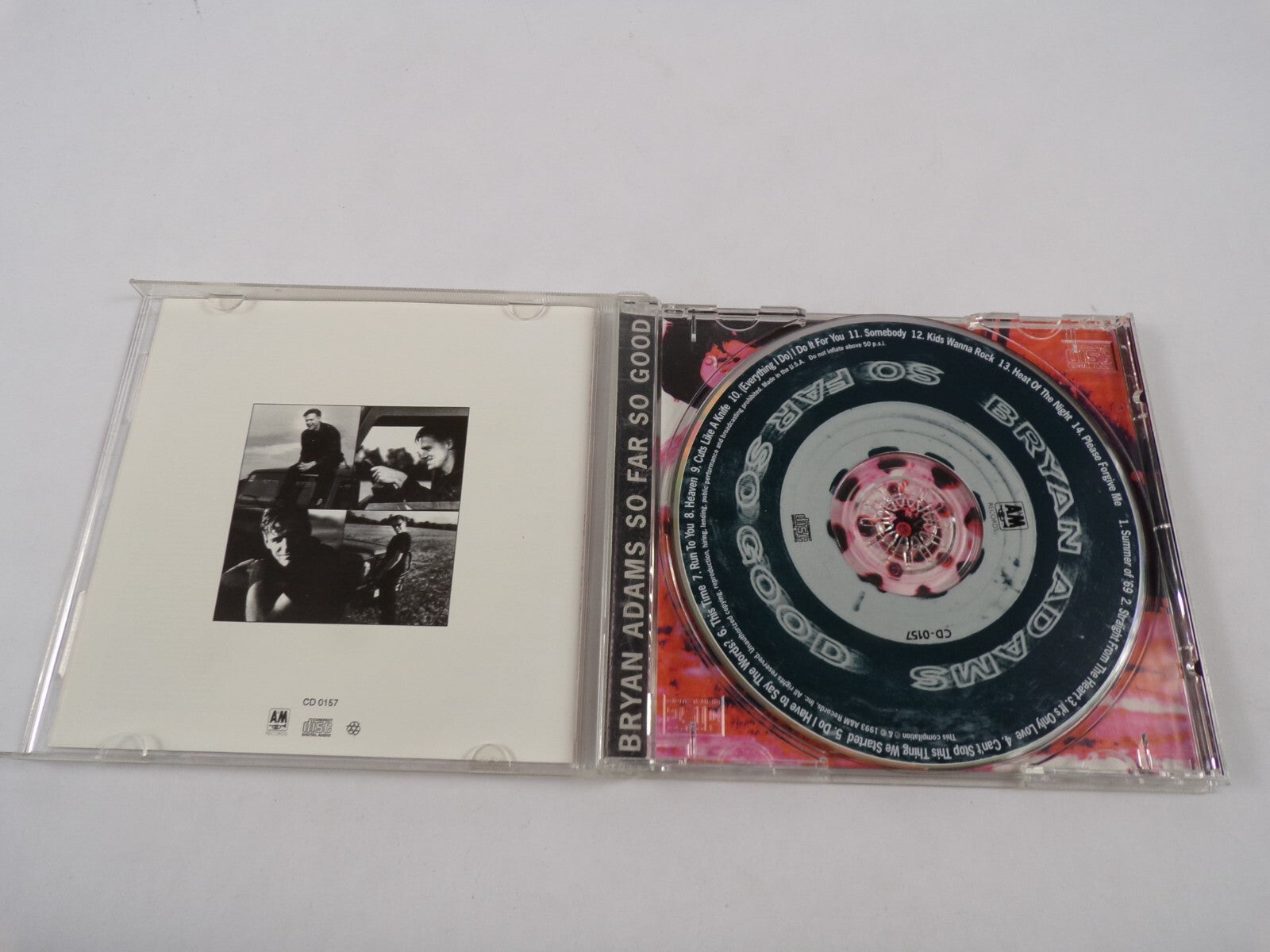 Bryan Adams So Far So Good Summer Of 69 Straight From The Heart It's Only CD#45