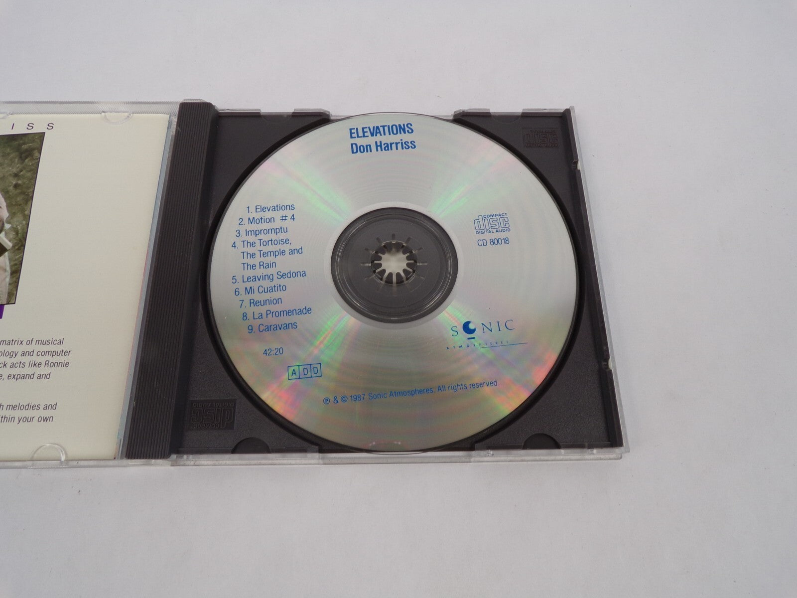 Elevations Don Harriss Elevations Motion Impromptu The Tortise, The Temple CD#63