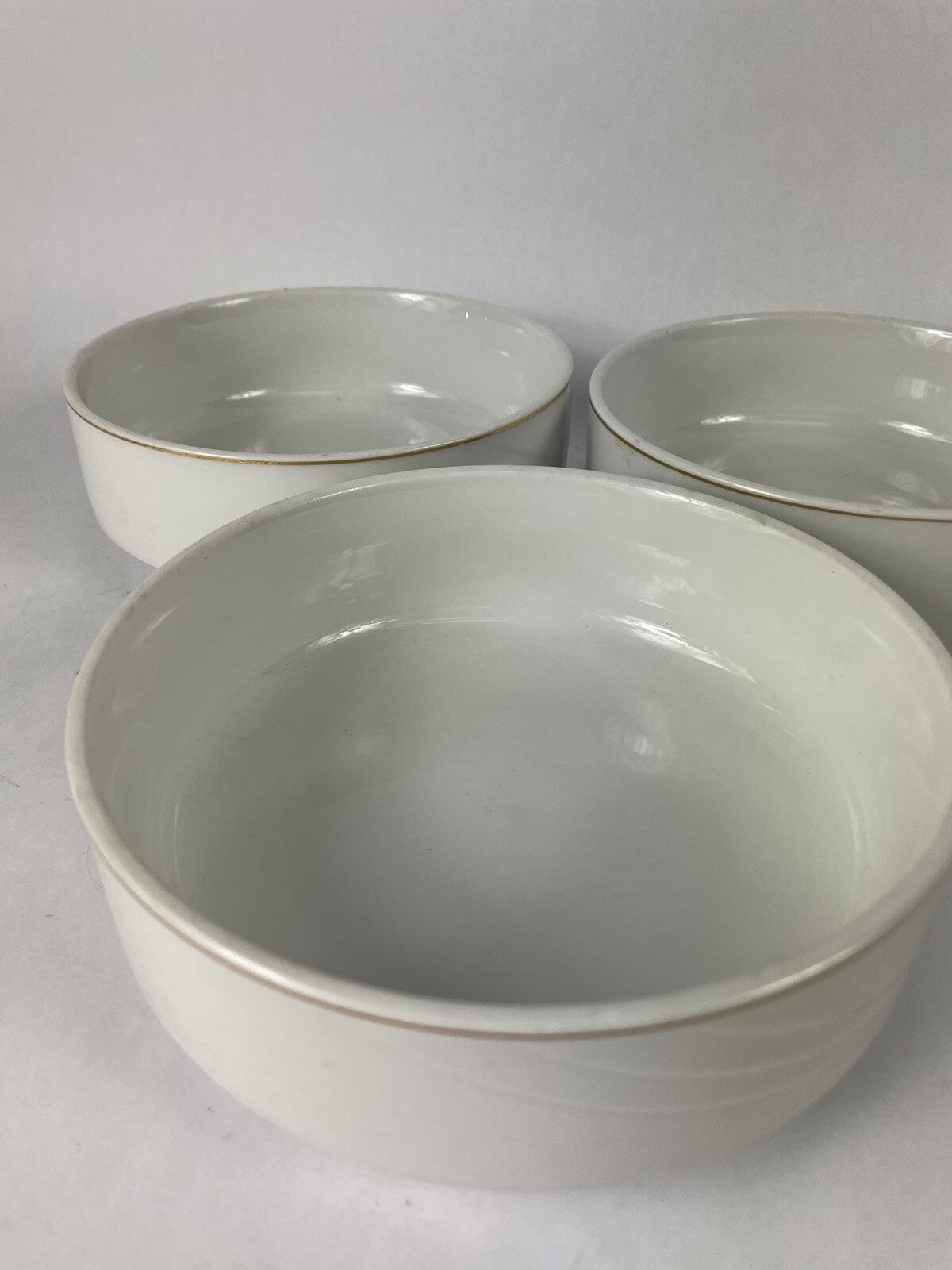 Lot of 3: Vintage Schonwald Germany White Serving Bowl 9191