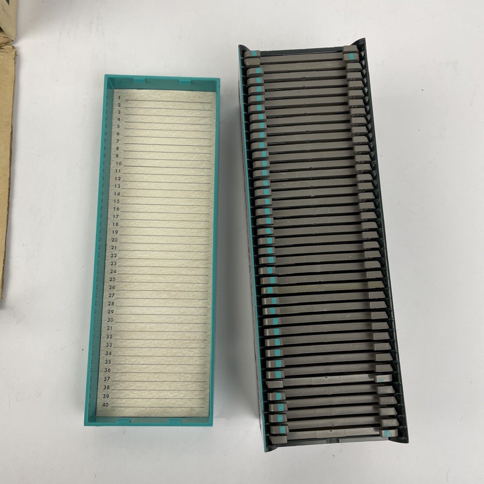 Lot of 6 x Bell & Howell Master Forty Slide Trays + 237 Vintage 1960 Slides LOOK