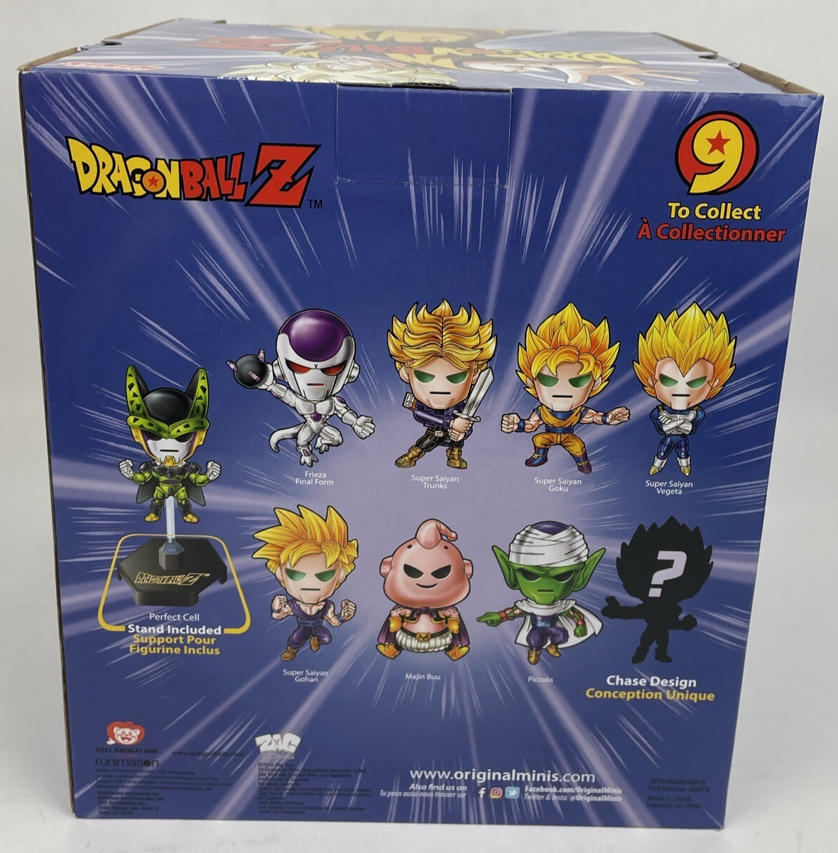 Original Mini;s Dragon Ball Z Collectable Figures Series 1 Mystery Box  24 Packs