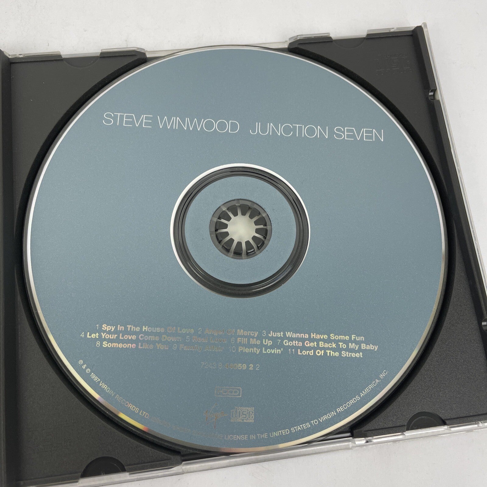 Junction Seven - Music Audio CD - Steve Winwood -  1997-06-03 - VIRGIN Records