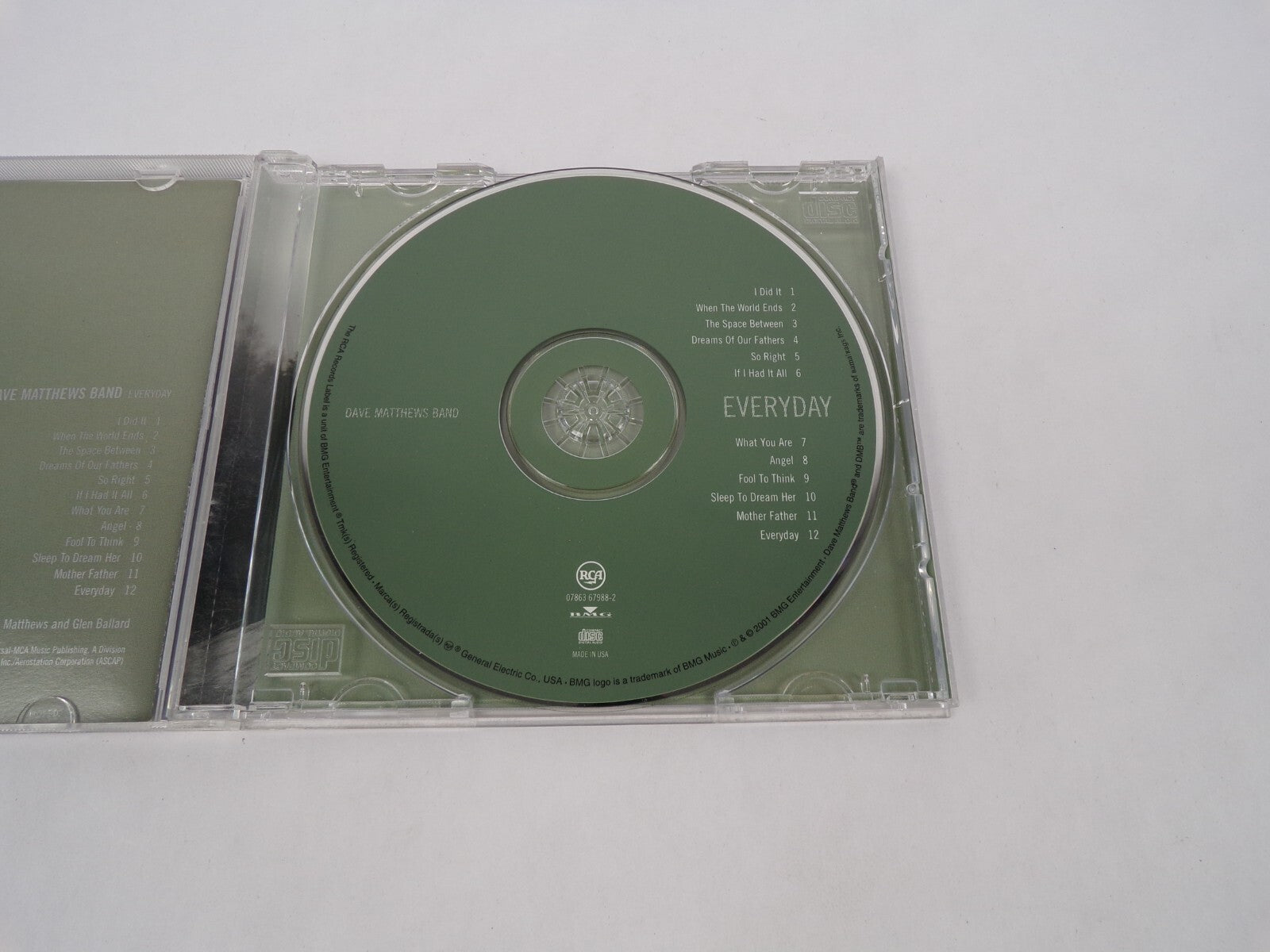Dave Matthews Band Everyday When The Word Ends Fool To Think Angel CD#63
