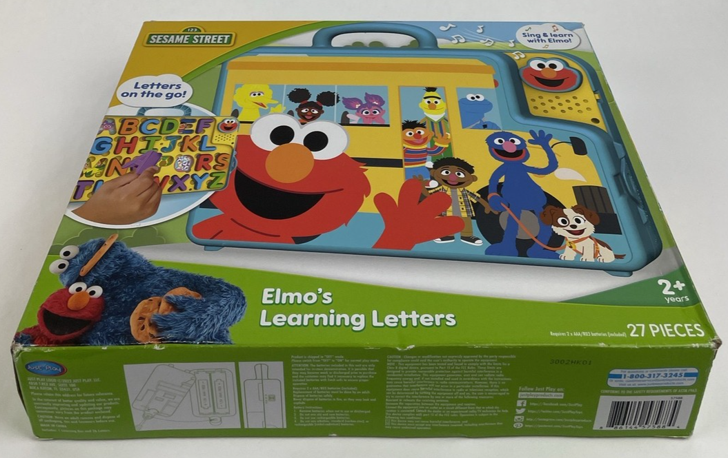 SESAME STREET Elmo's Learning Letters Bus — Interactive Alphabet & Spelling Toy