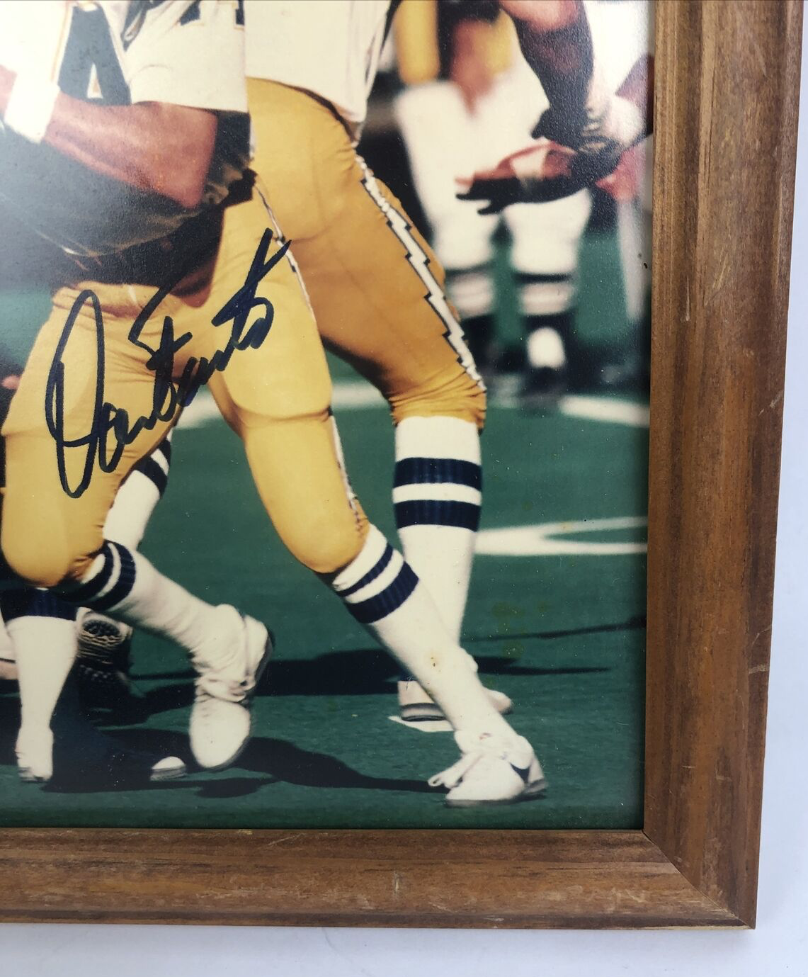 Dan Fouts signed San Diego Chargers 8x10 framed color photo NFL memorabilia