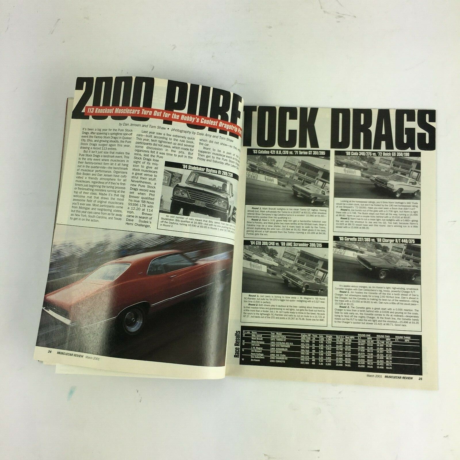 March2001 Muscle Car Magazine Dragstrip Showdown In Search of Lost Burger Stands