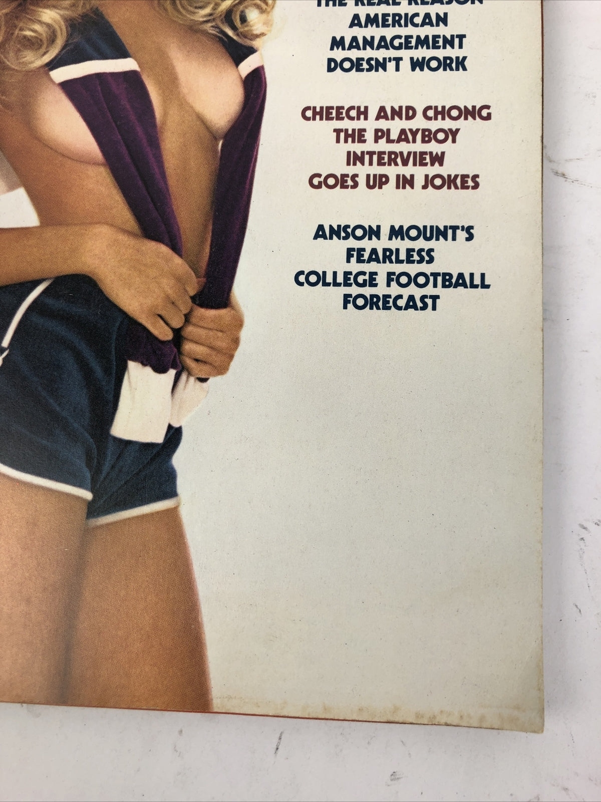 Playboy magazine September 1982 Connie Brighton Girls of the Big 8 College Girls