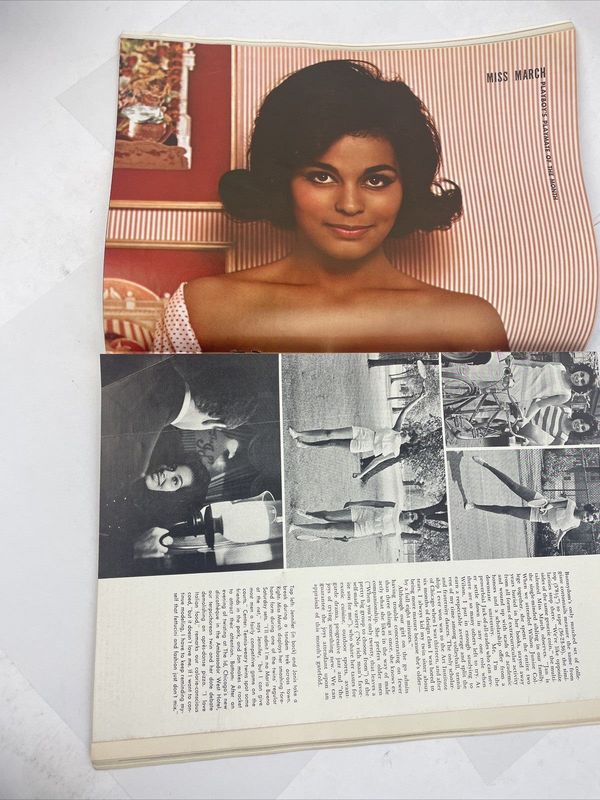 Playboy March 1965 | Jennifer Jackson 1st African American Centerfold | Complete