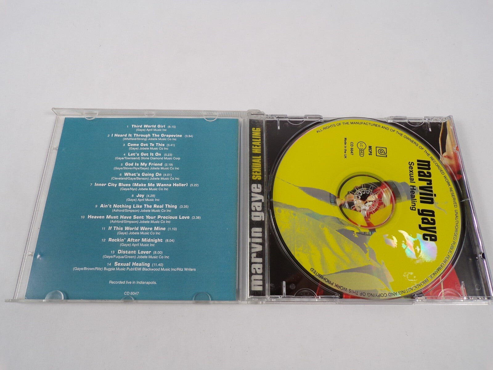 Marvin Gaye Sexual Healing IThirds World Girl I Heards It Through The Grae CD#12