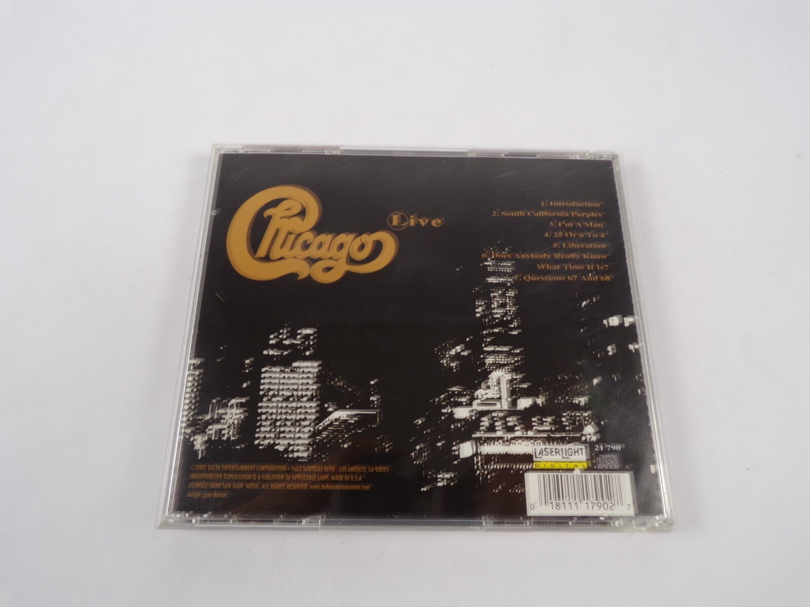 Chicago Live Introduction South California Purple I'm A Man Liberation ItCD#46